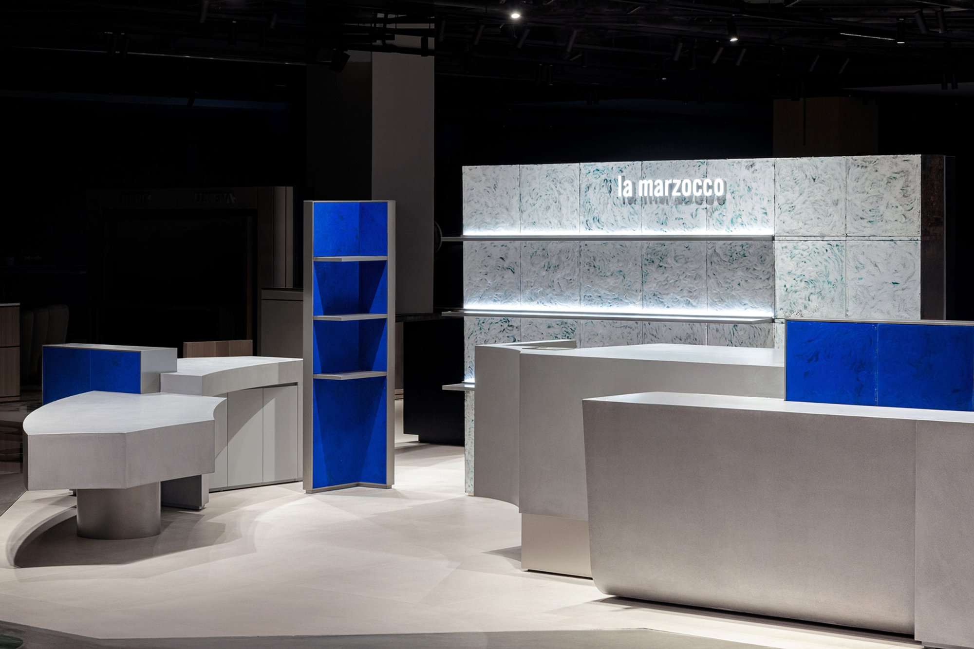 Lamarzocco Gangnam: A Landmark in Minimalist Retail Interior Design by RVMN