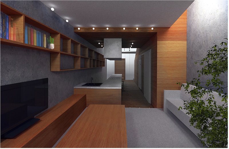 An open-plan ground floor creates a warm, shared space that blends dining, cooking, and gathering seamlessly.