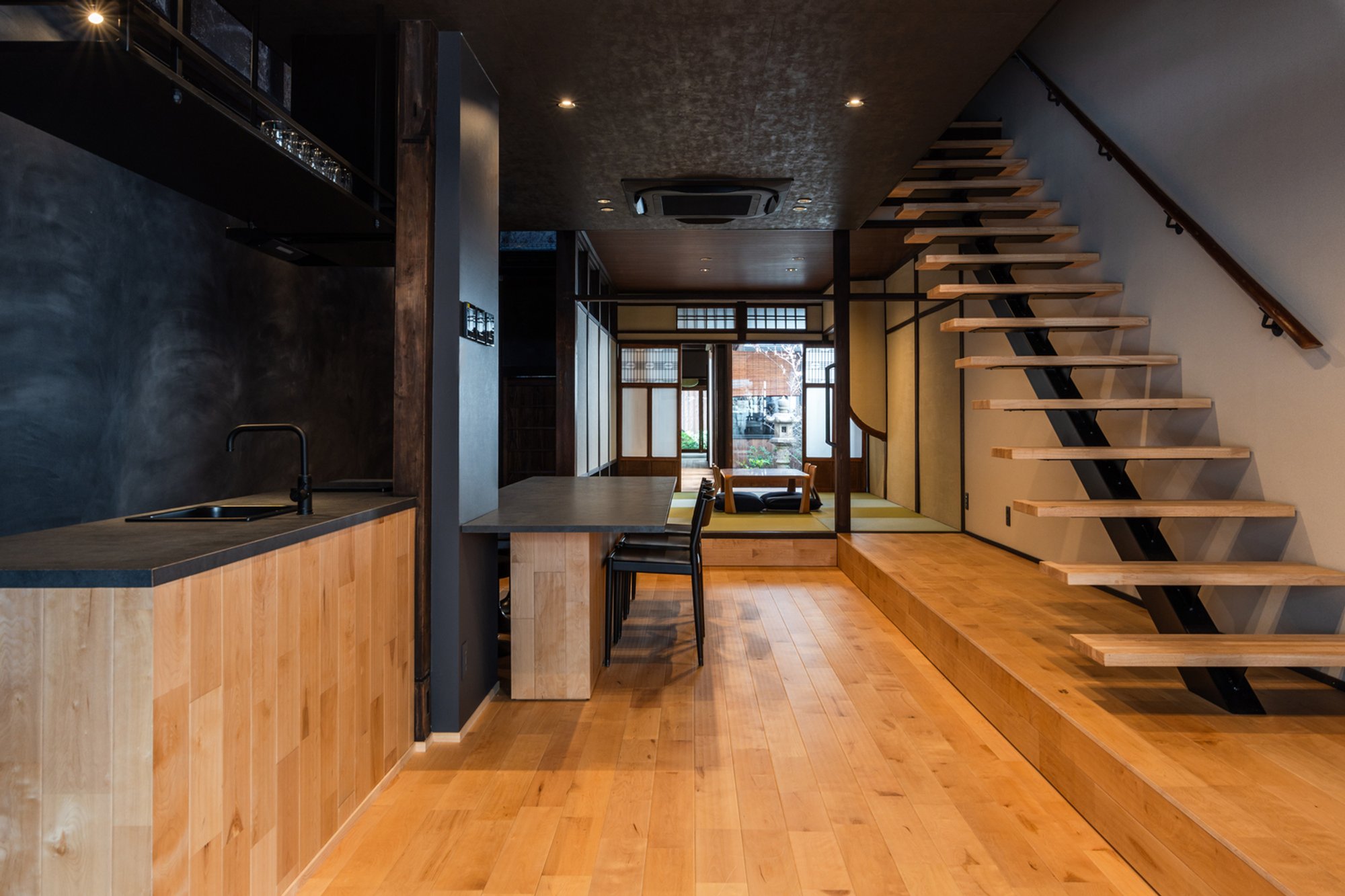 Kyoto Machiya Renovation: House Mokusei by Atelier Yoo