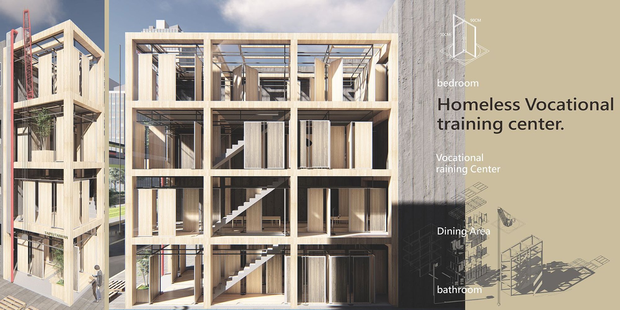 Adaptive Reuse Architecture for Social Equity: A Vocational Training Hub for the Homeless