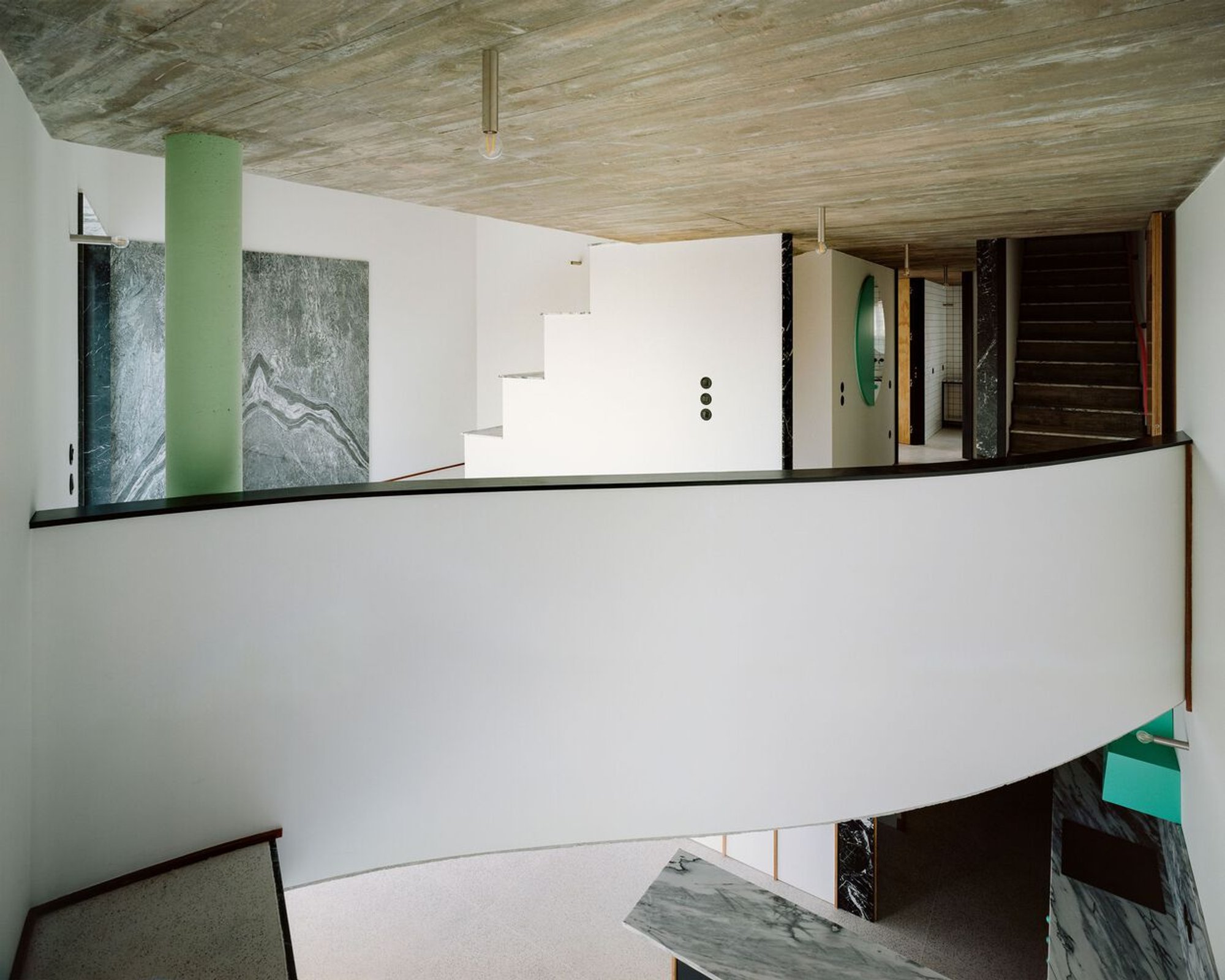 House with an Inverted Roof by fala: A Playful Take on Inverted Roof House Design in Matosinhos