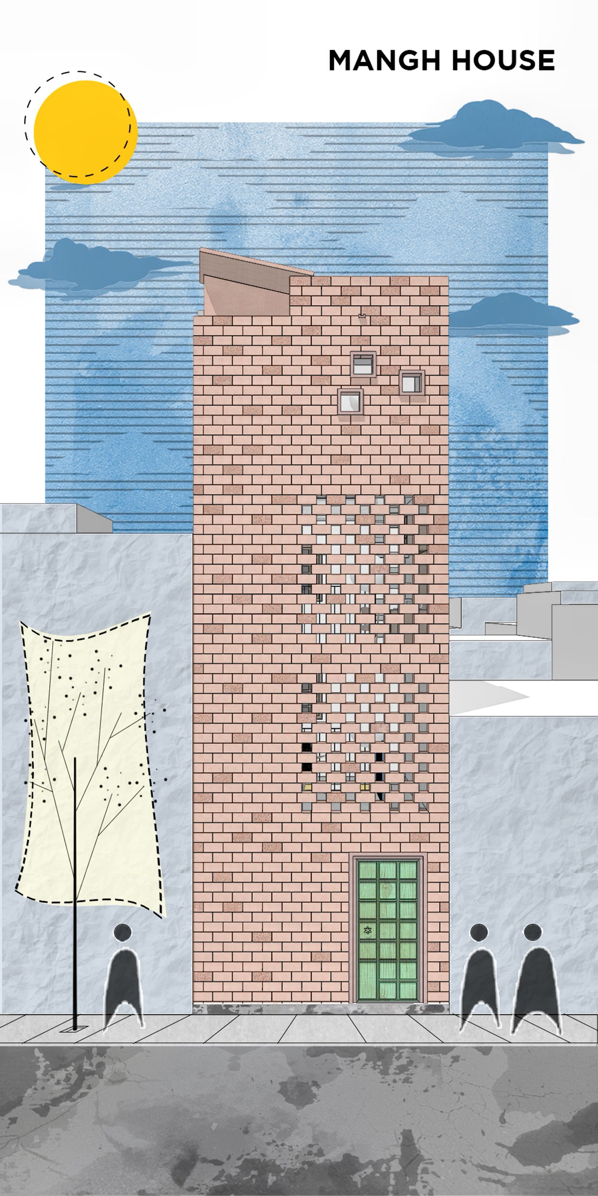 Mangh House: A Climate-Responsive Courtyard Home in Jodhpur's Historic Urban Fabric