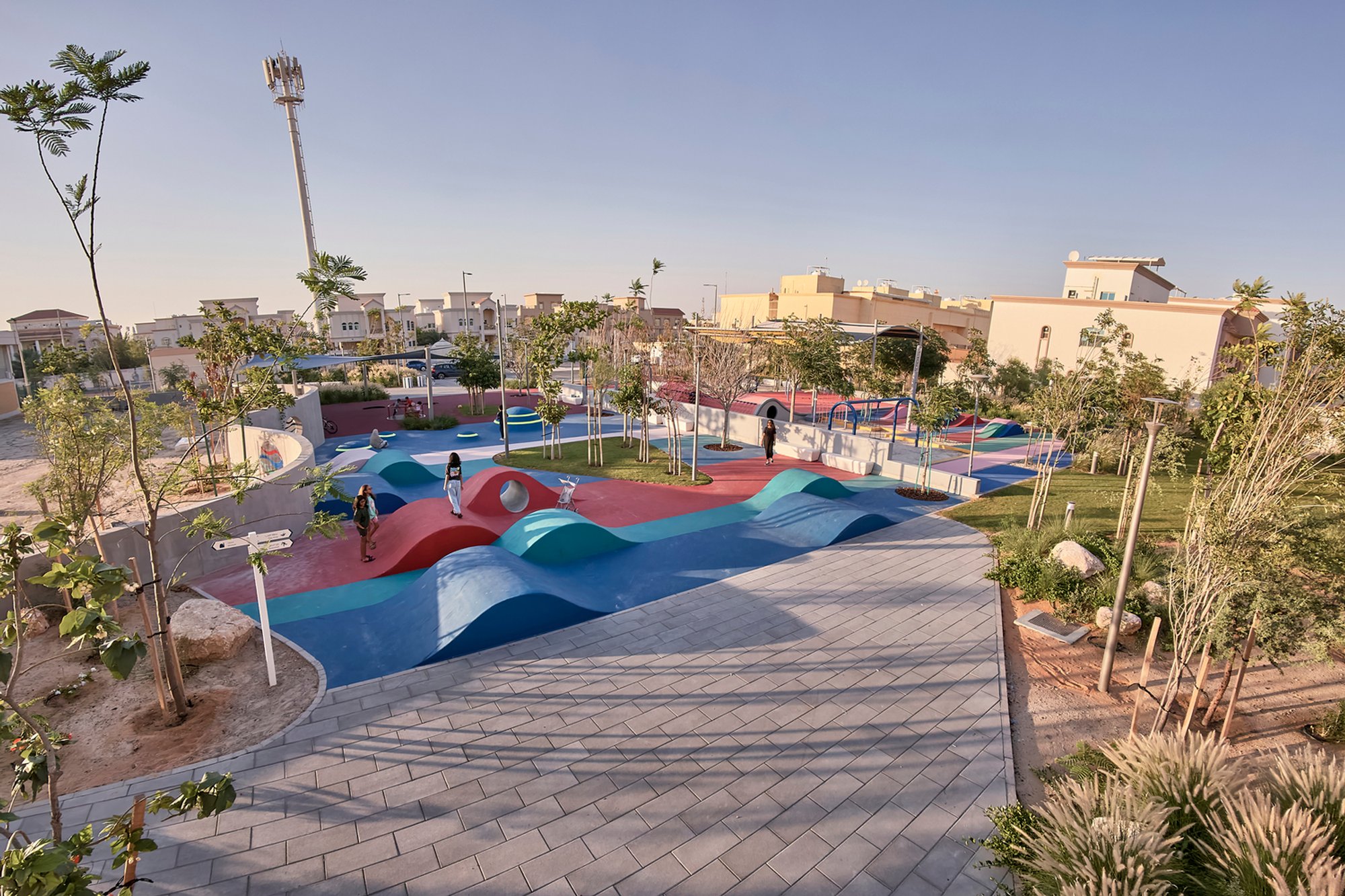 Abu Dhabi Neighbourhood Parks by SLA: Transforming Urban Living Through Nature-Based Design