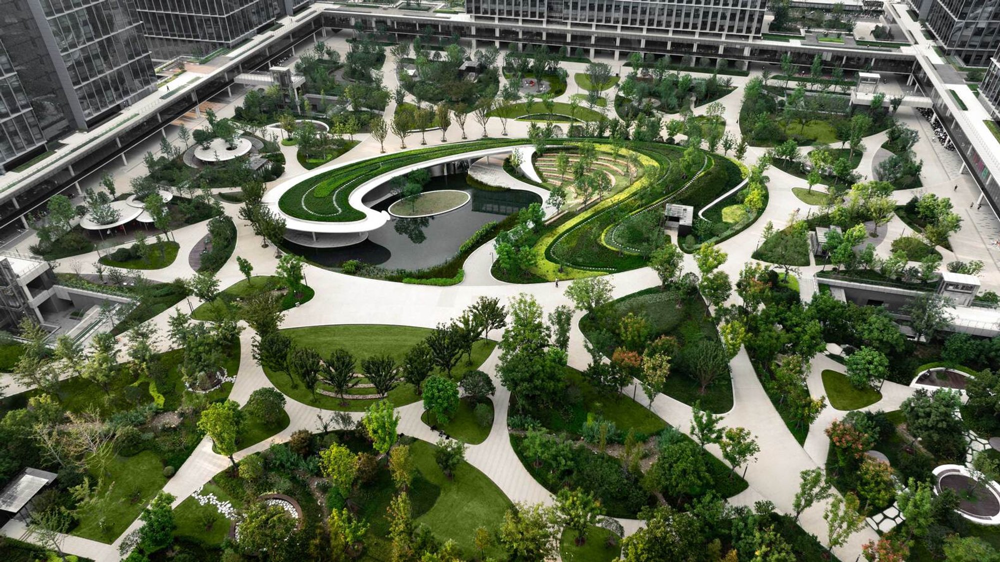 Alibaba Xixi Campus Park C: A Landmark in Biophilic Urban Campus Design by ASPECT Studios