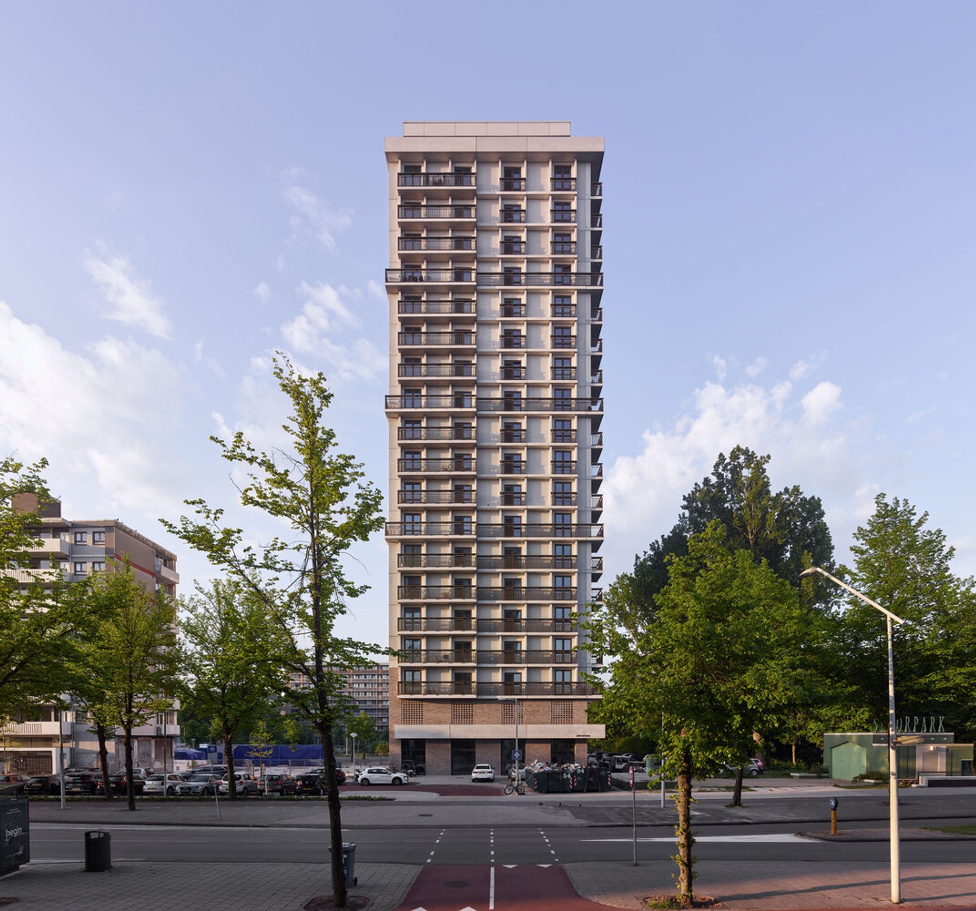 Opportuna Residential Tower: Redefining Affordable Housing Architecture in Amsterdam Nieuw-West
