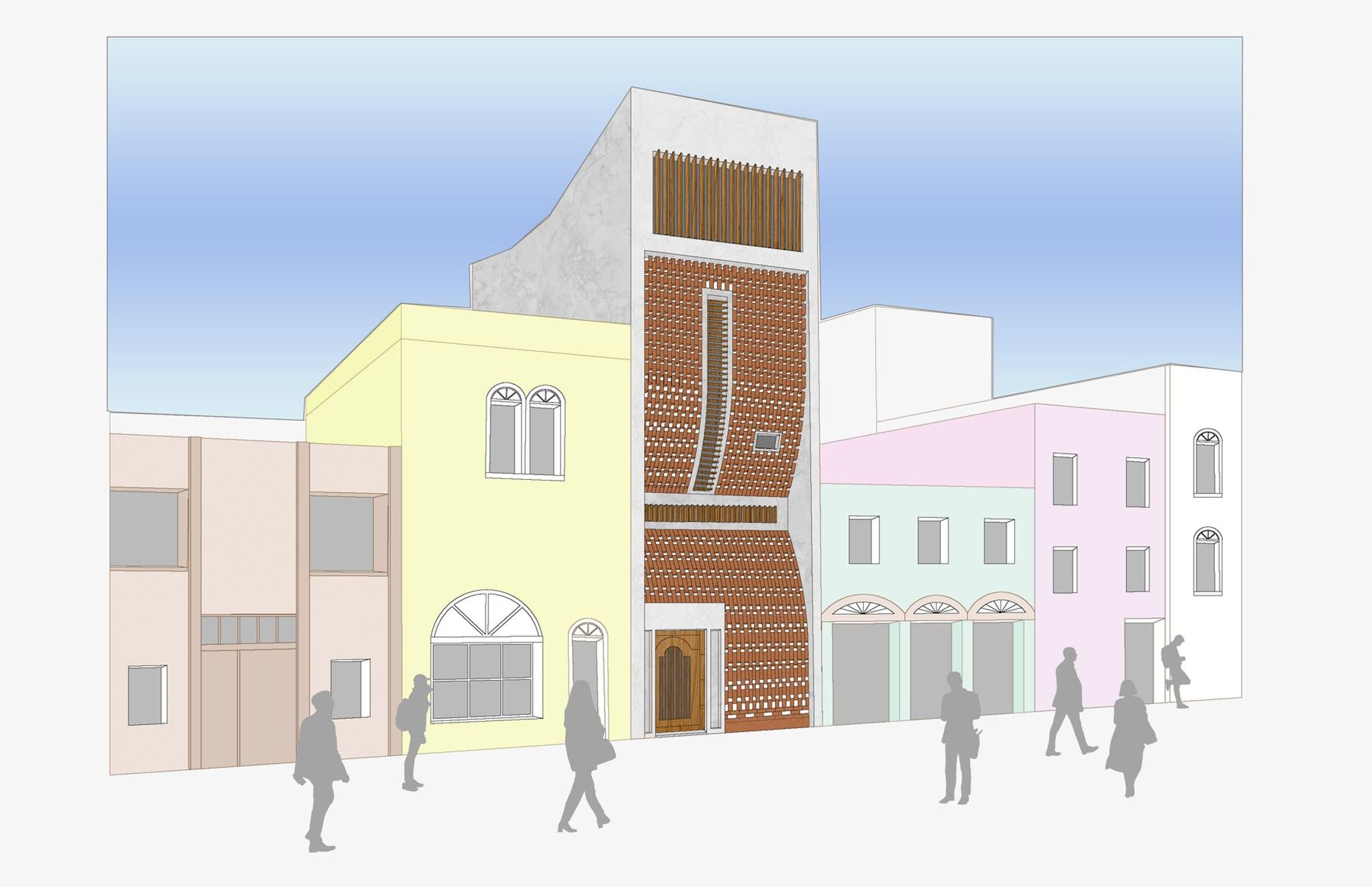 House of the Brick Veil: A Passive House Design Tailored for Urban Density