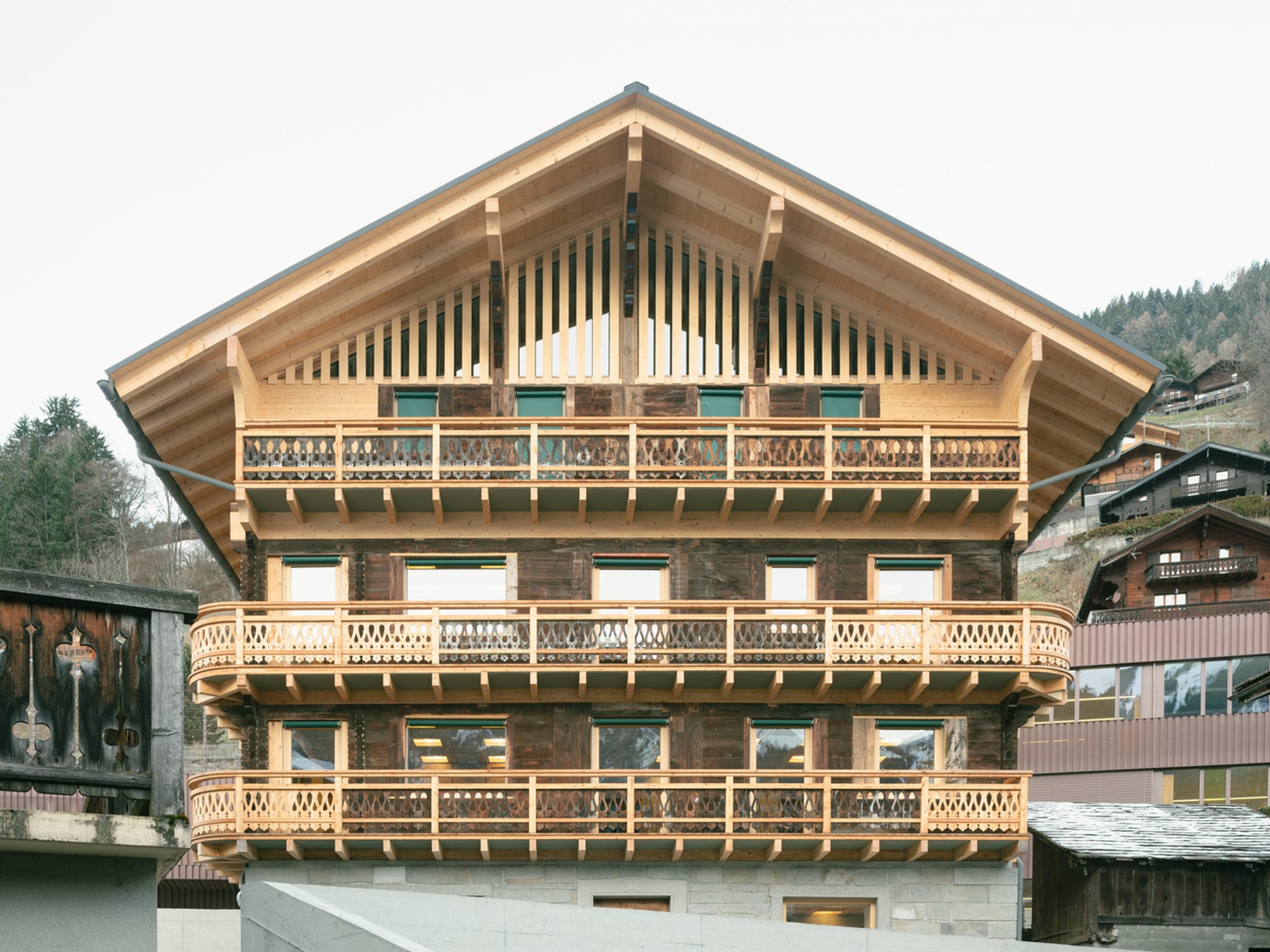 Heritage Chalet Renovation: Madeleine Architectes Transform a 19th-Century Home into Val-d'Illiez Town Hall