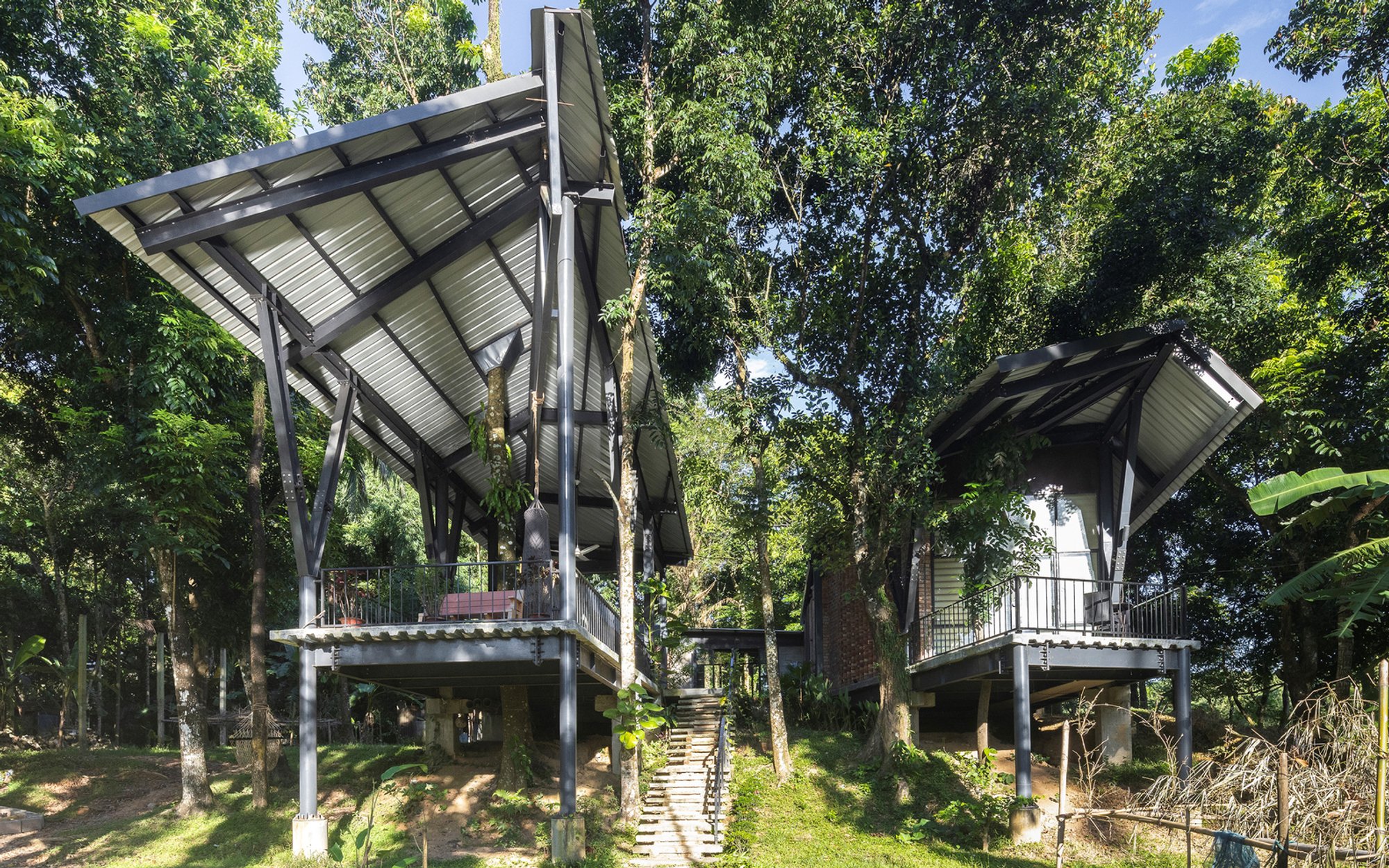 ‘Neer’ Vacation House by Janus Architects – A Sustainable Retreat in the Forests of Bangladesh
