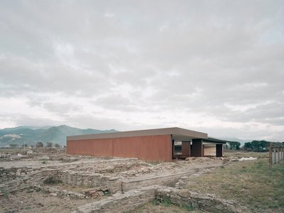 Domus Affreschi Archaeological Building Cover by LDArchitects
