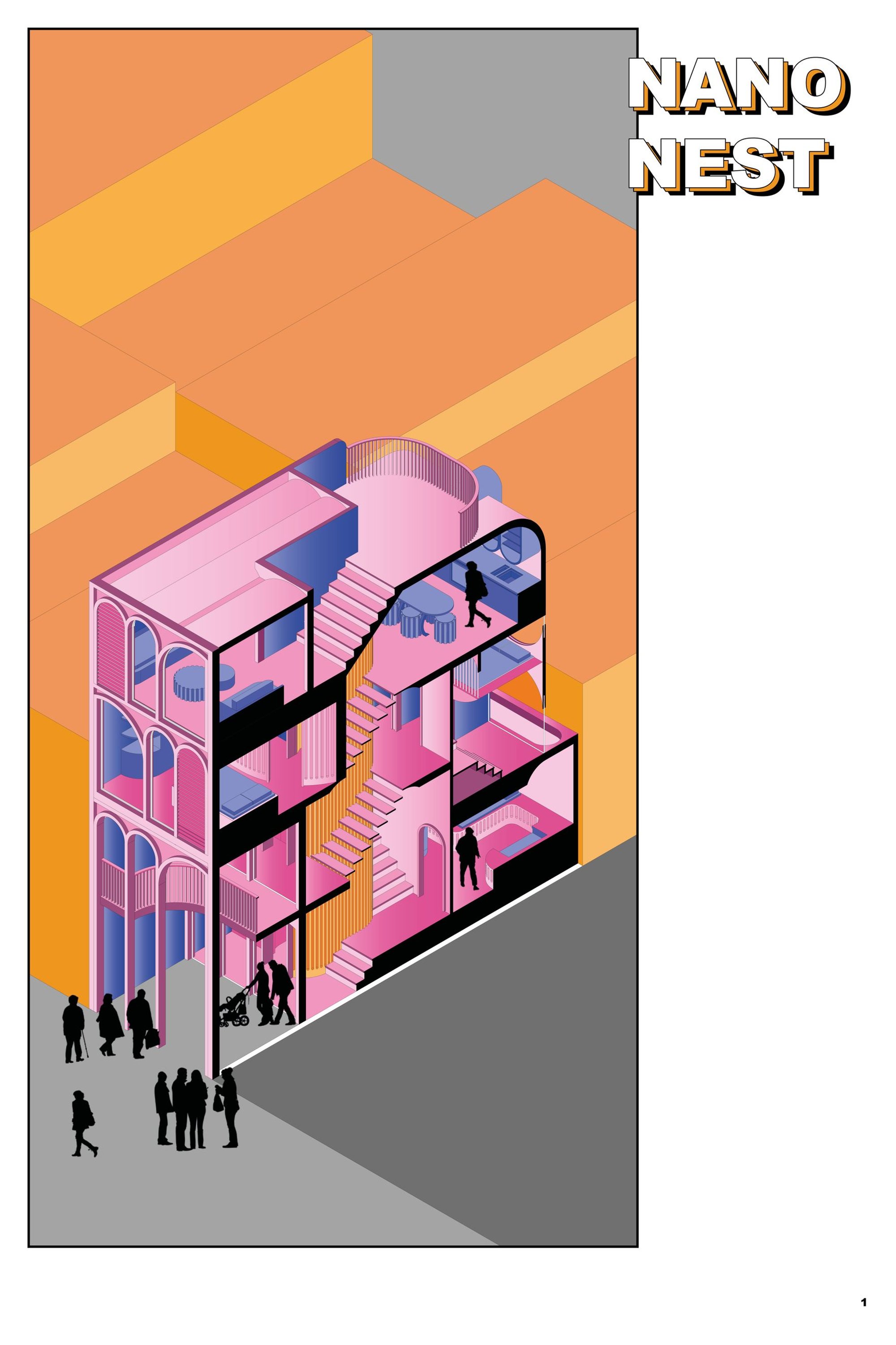 Nano Nest: Adaptive Refugee Housing in Historic Urban Spaces