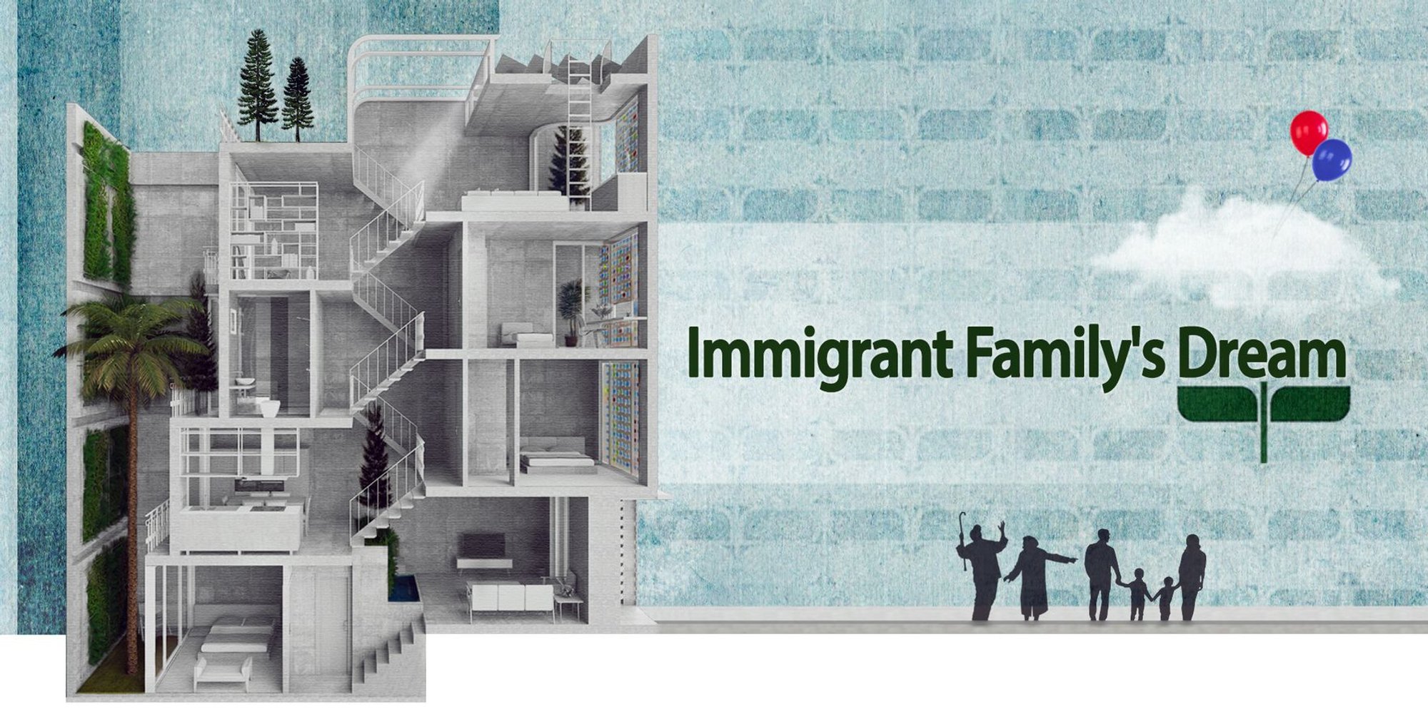 Immigrant Family's Dream: A Humanitarian Architecture Vision in Beirut