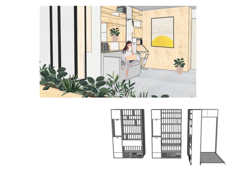 Comfortable interiors that adapt to residents’ needs, blending modern design with natural elements.