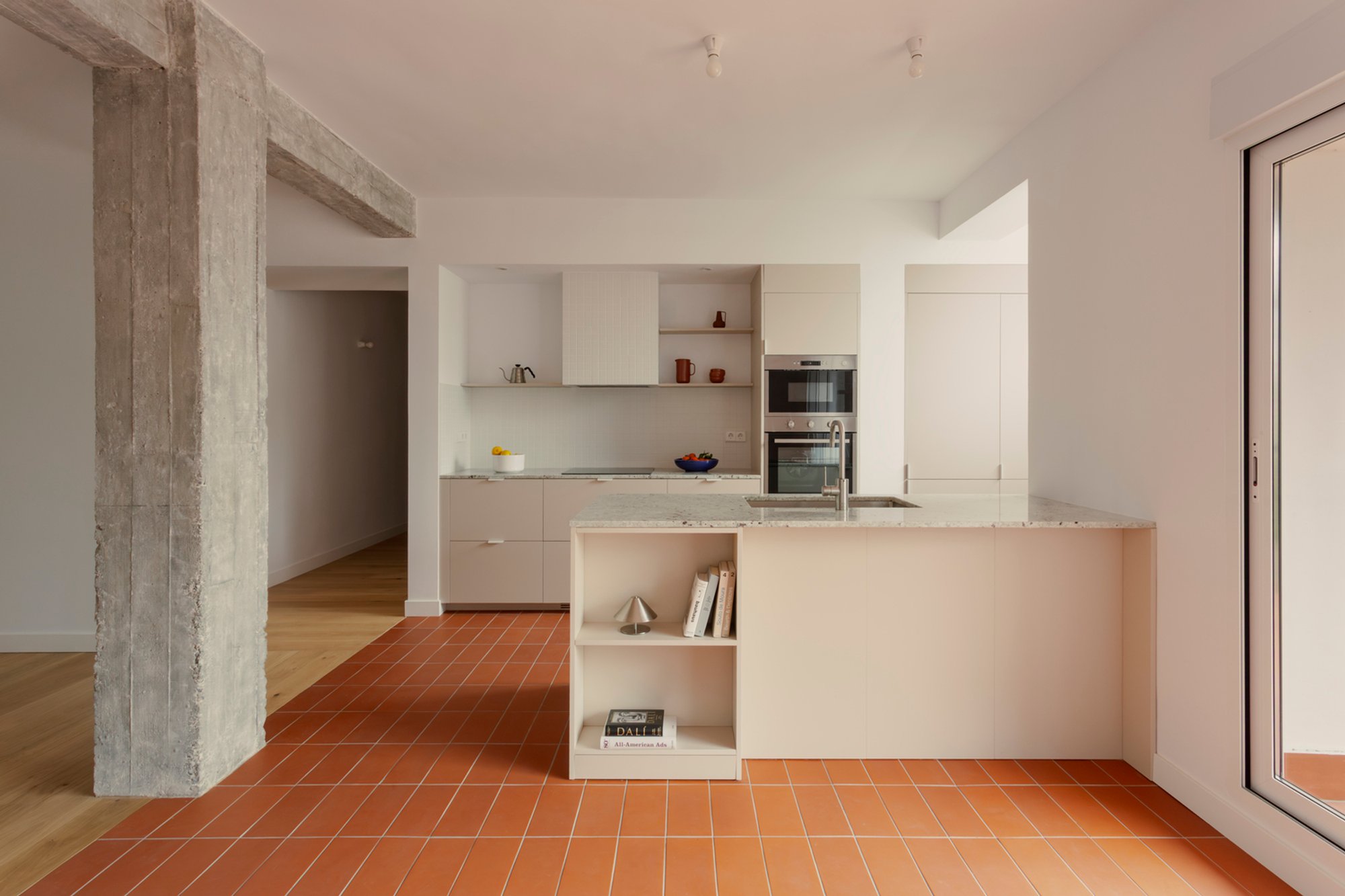 AP House by ALE Estudio: A Renovation Apartment in Madrid with Open Living Design