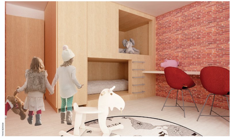 Playful, cozy, and creative space for children’s activities and rest.