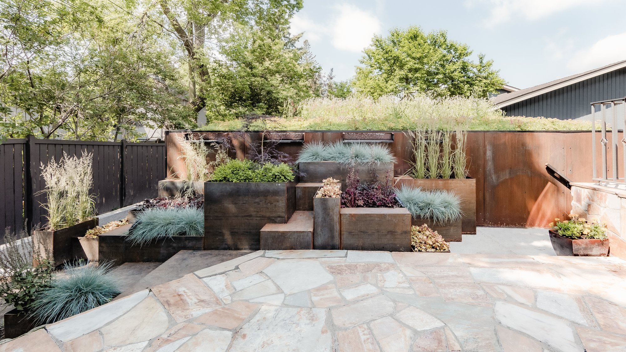 Garden Garage by Studio North – A Sustainable Green Roof Garage in Calgary