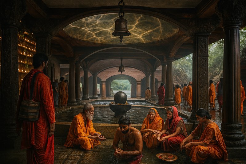 Visualization from the interior- re-proposed Advaita Temple