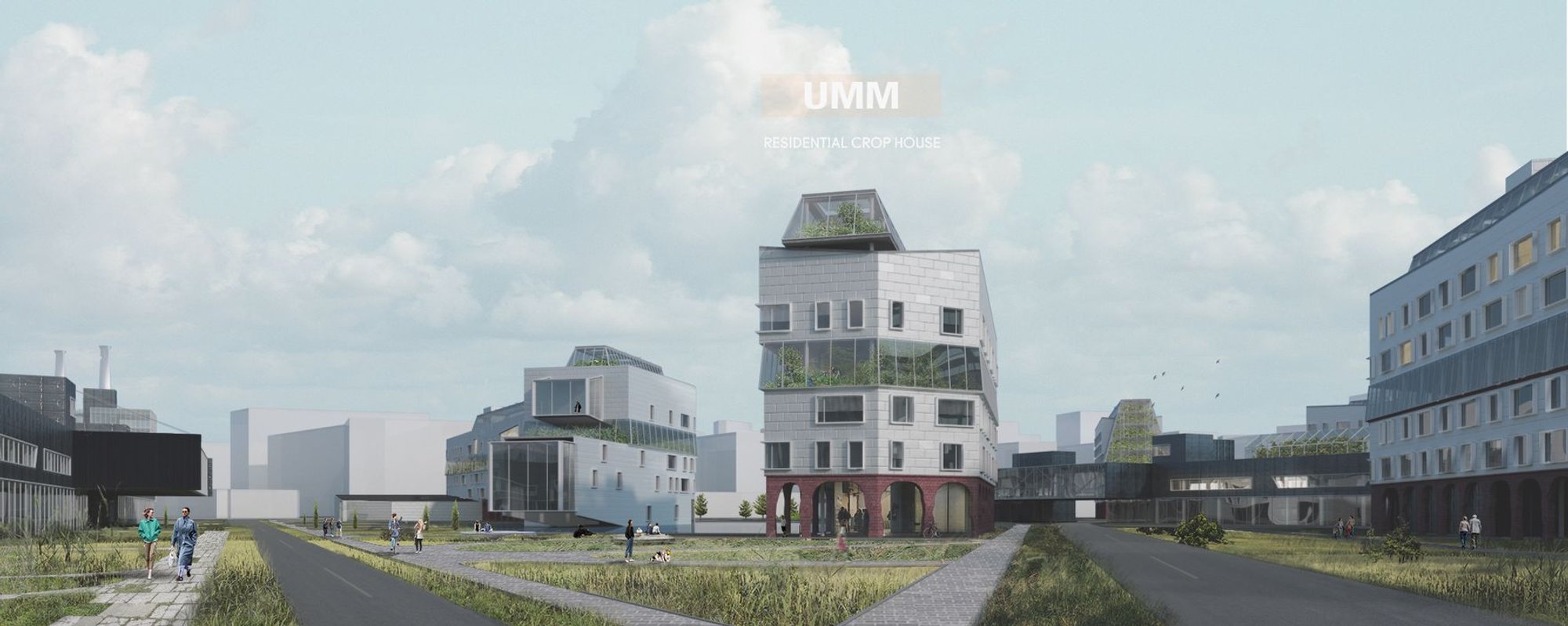 Residential Crop House: Redefining Sustainable Urban Architecture