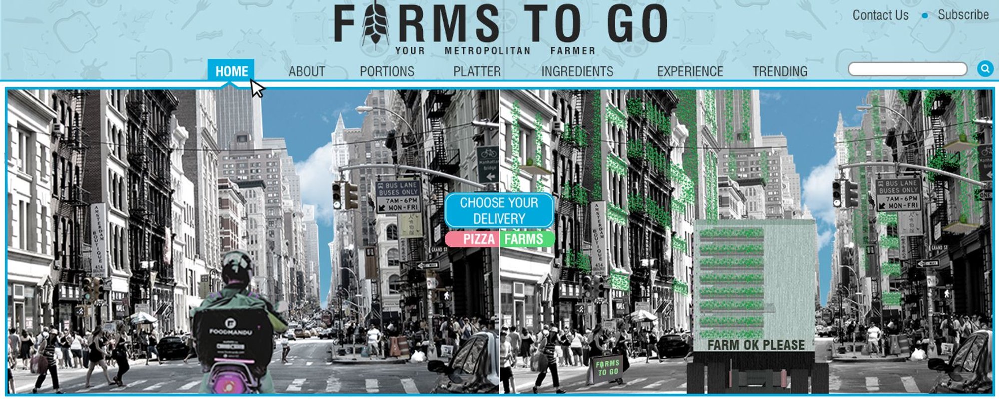 Farms to Go: A Mobile Farming Kit That Scales from Balcony Pots to City Networks