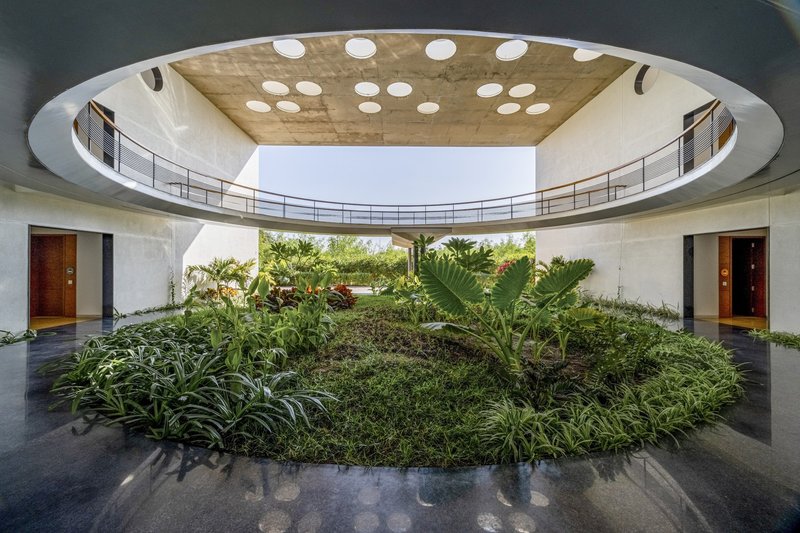 Raga Svara Wellness Center by Shanmugam Associates — biophilic design on a 25-acre farm, Rajkot