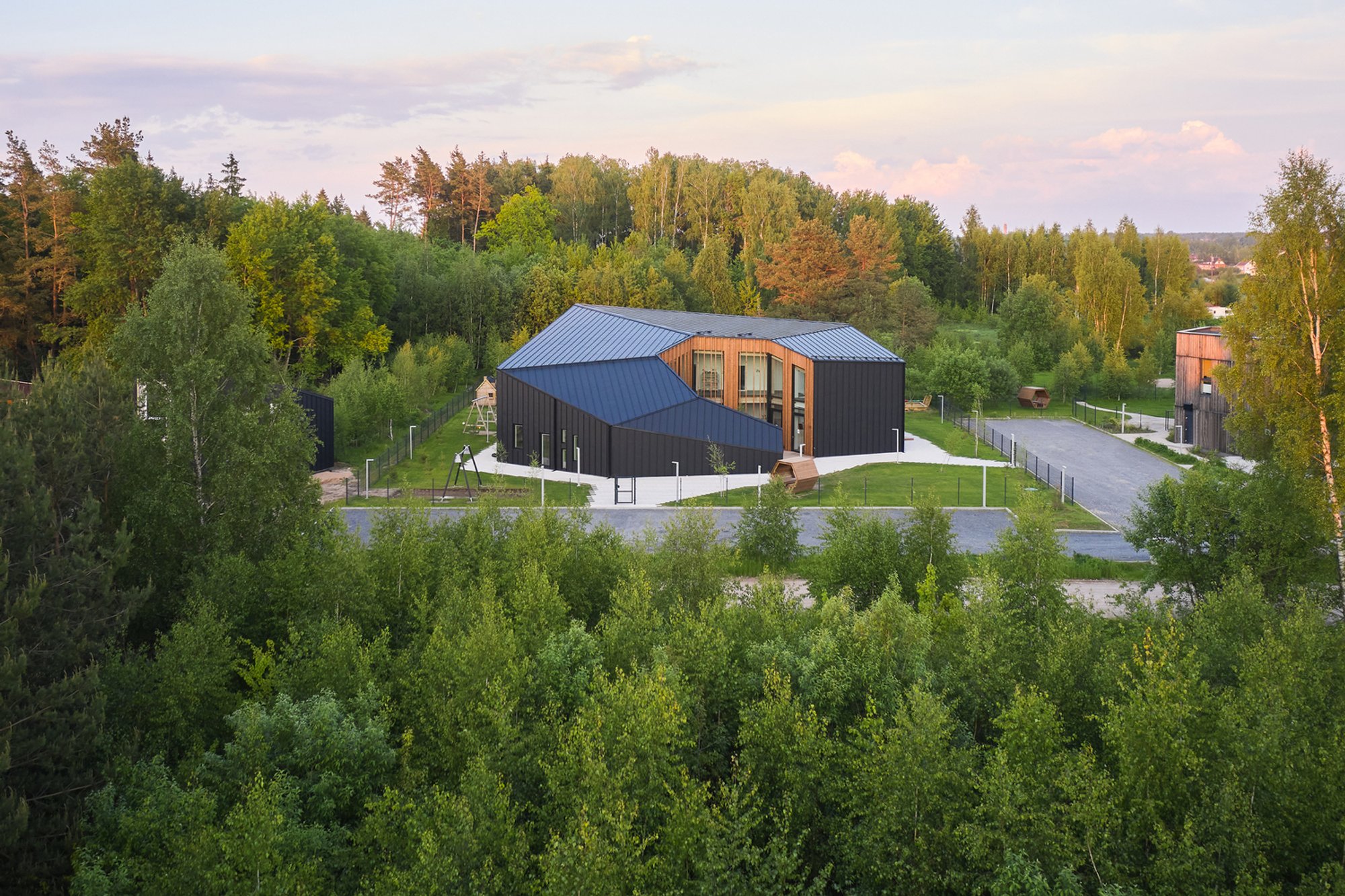 Kindergarten in Vilnius by NG Architects: A Nature-Inspired Learning Environment