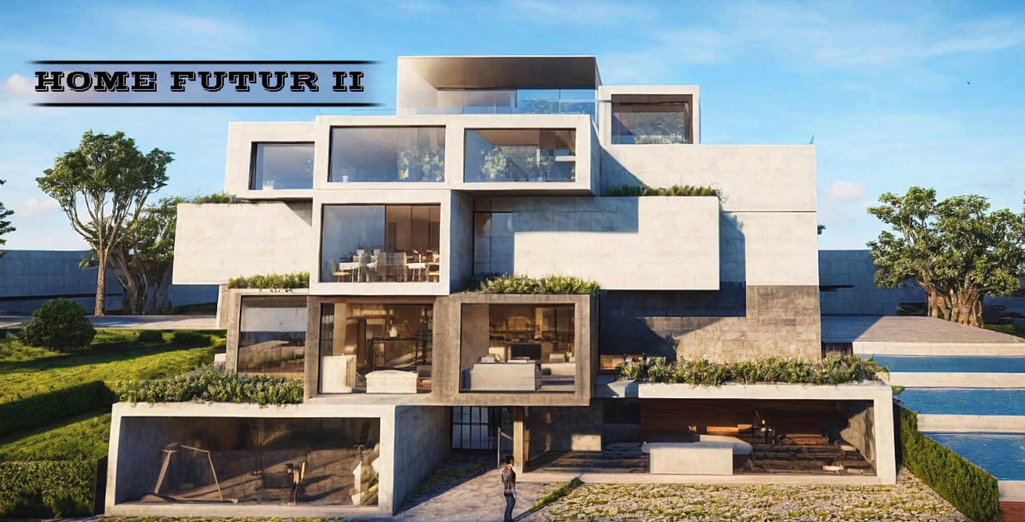 Project Report

A Future Home in New Zealand

This project proposes a visionary model of living where home, work, and nature merge into a single architectural organism.