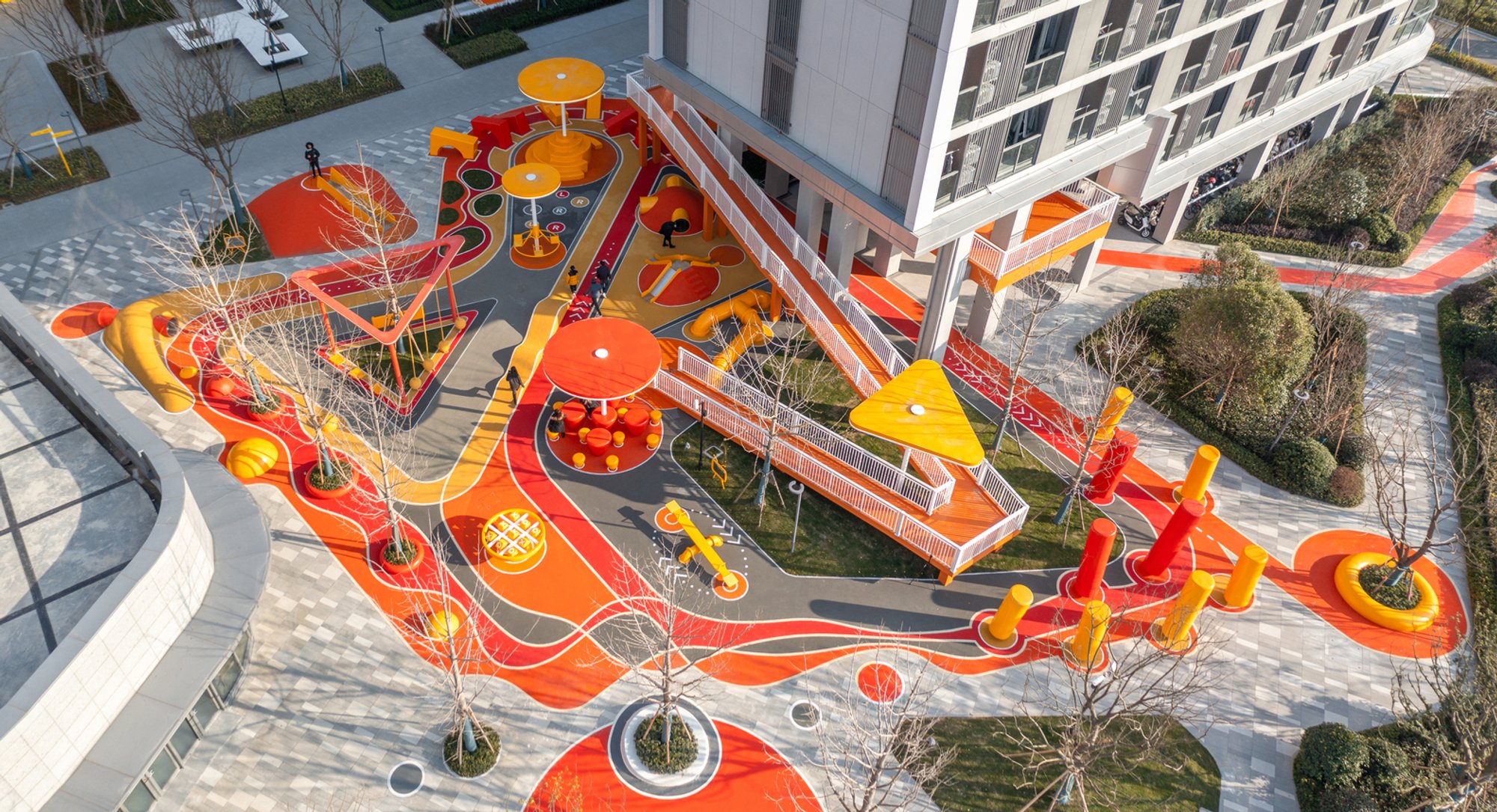 Magma Flow Public Space by 100 Architects | Ningbo, China