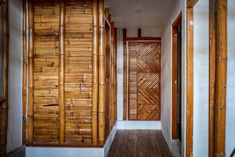 Bamboo construction showcasing the material's versatility and structural potential