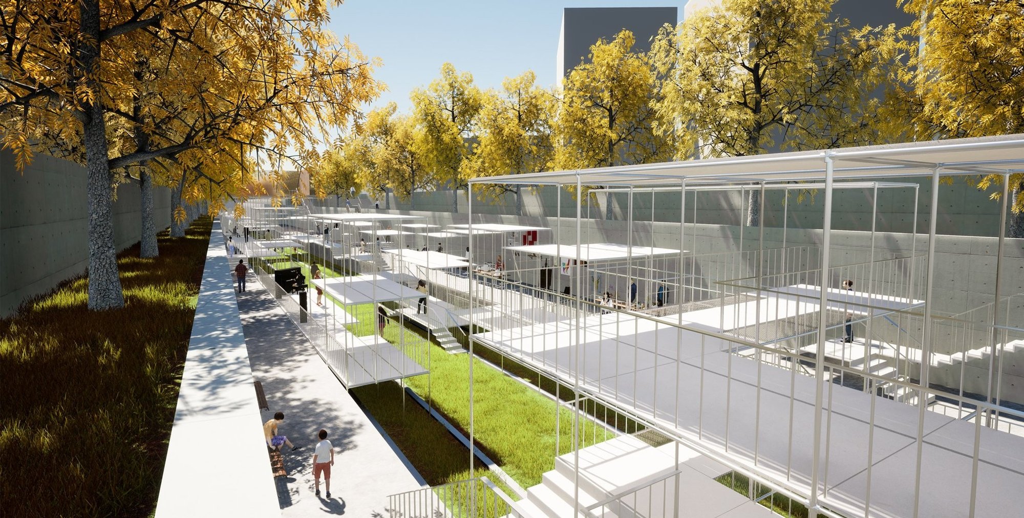 Cube in Cloud: A Model for Sustainable Urban Regeneration Architecture
