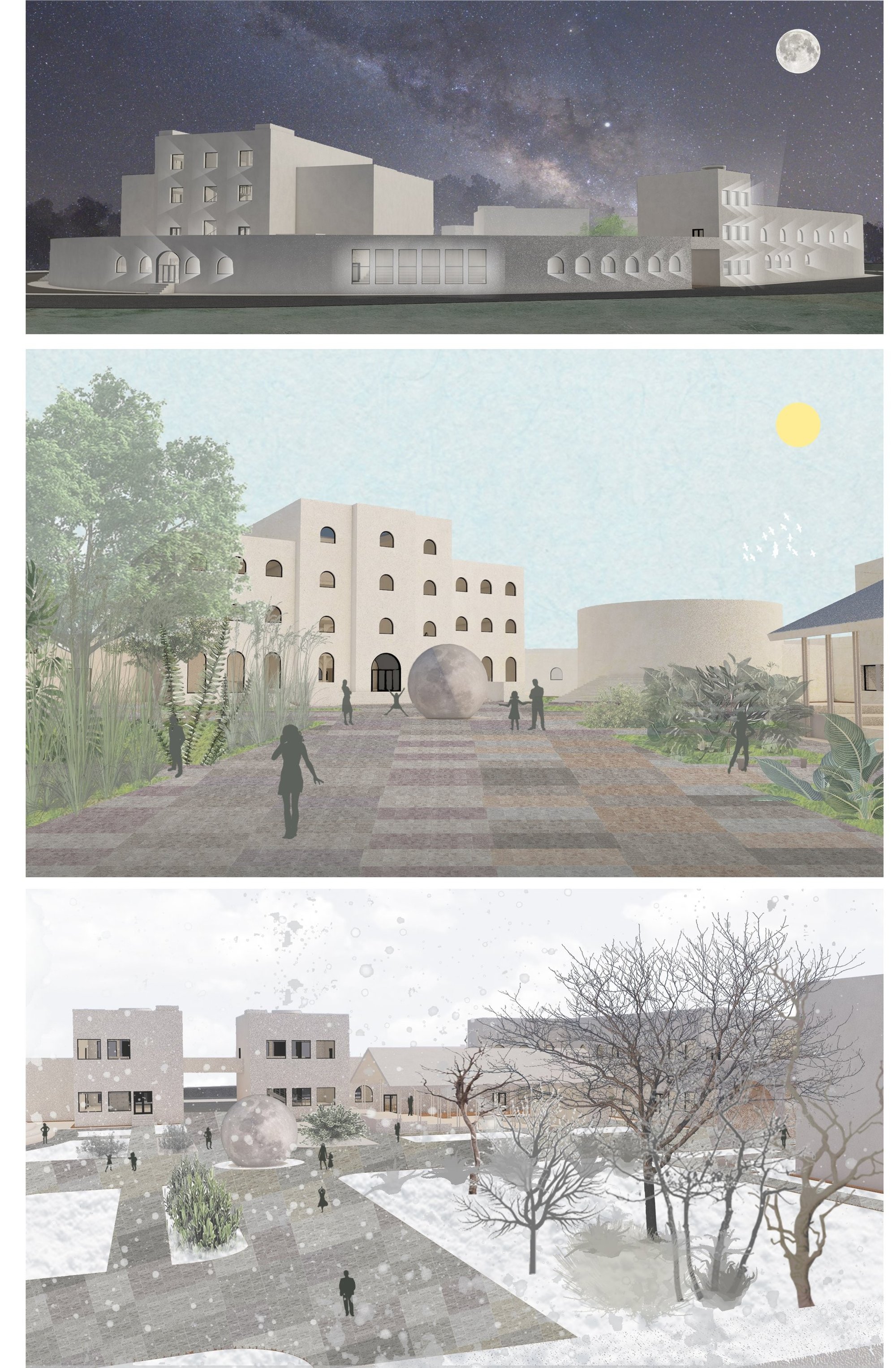 Moontrip Pantheon: A Vision of Contemporary Museum Architecture Inspired by the Roman Pantheon