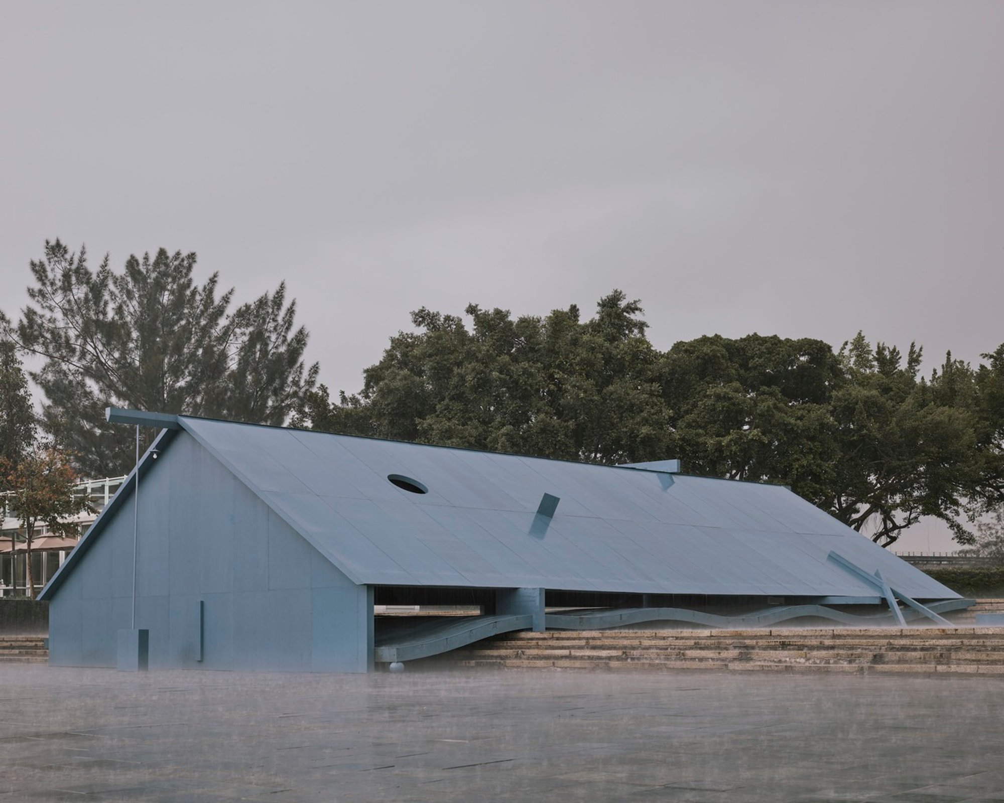 Blue House Pavilion by Wei Chieh Kung and Lydia Ya Chu Chang
