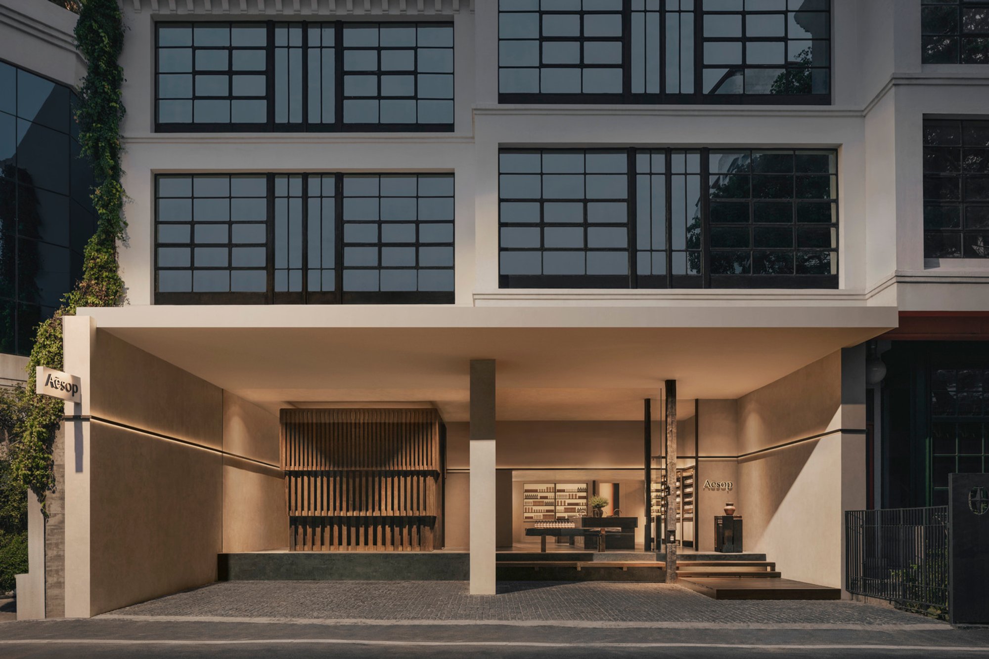 Aesop Thonglor Store by Sher Maker: Reclaimed Wood, Thai Domestic Craft, and Sensory Retail Design in Bangkok