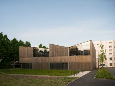 Inclusive Wood Architecture in Villejuif: Lozaits-Seguin ESAT by DREAM