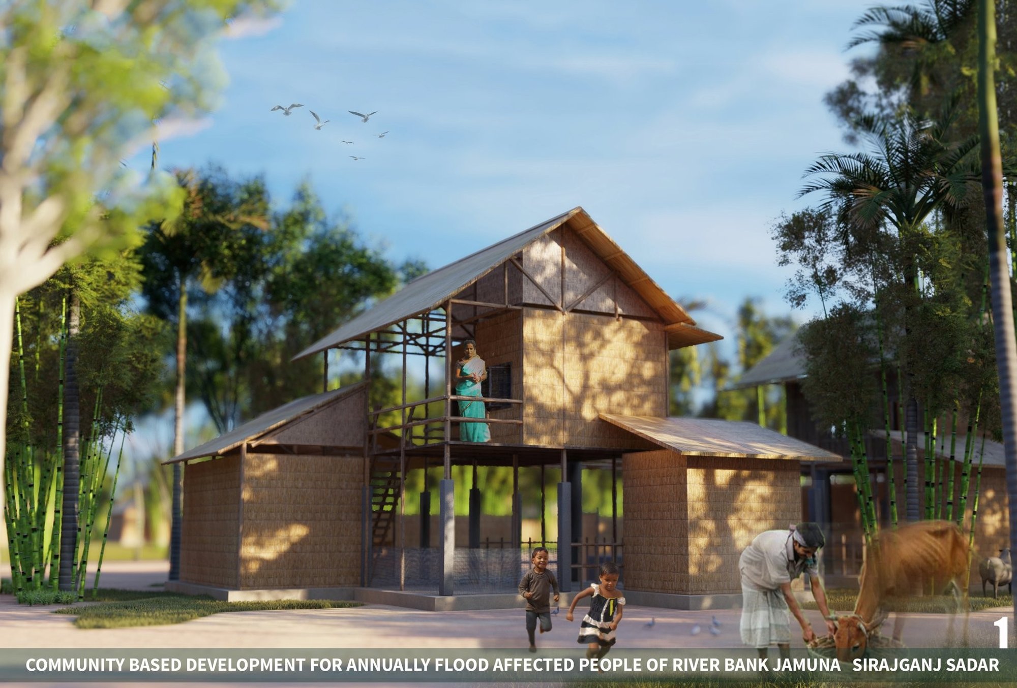 Community Based Development for Annually Flood Affected People of Jamuna Riverbank, Sirajganj