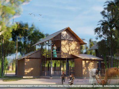 Community Based Development for Annually Flood Affected People of Jamuna Riverbank, Sirajganj