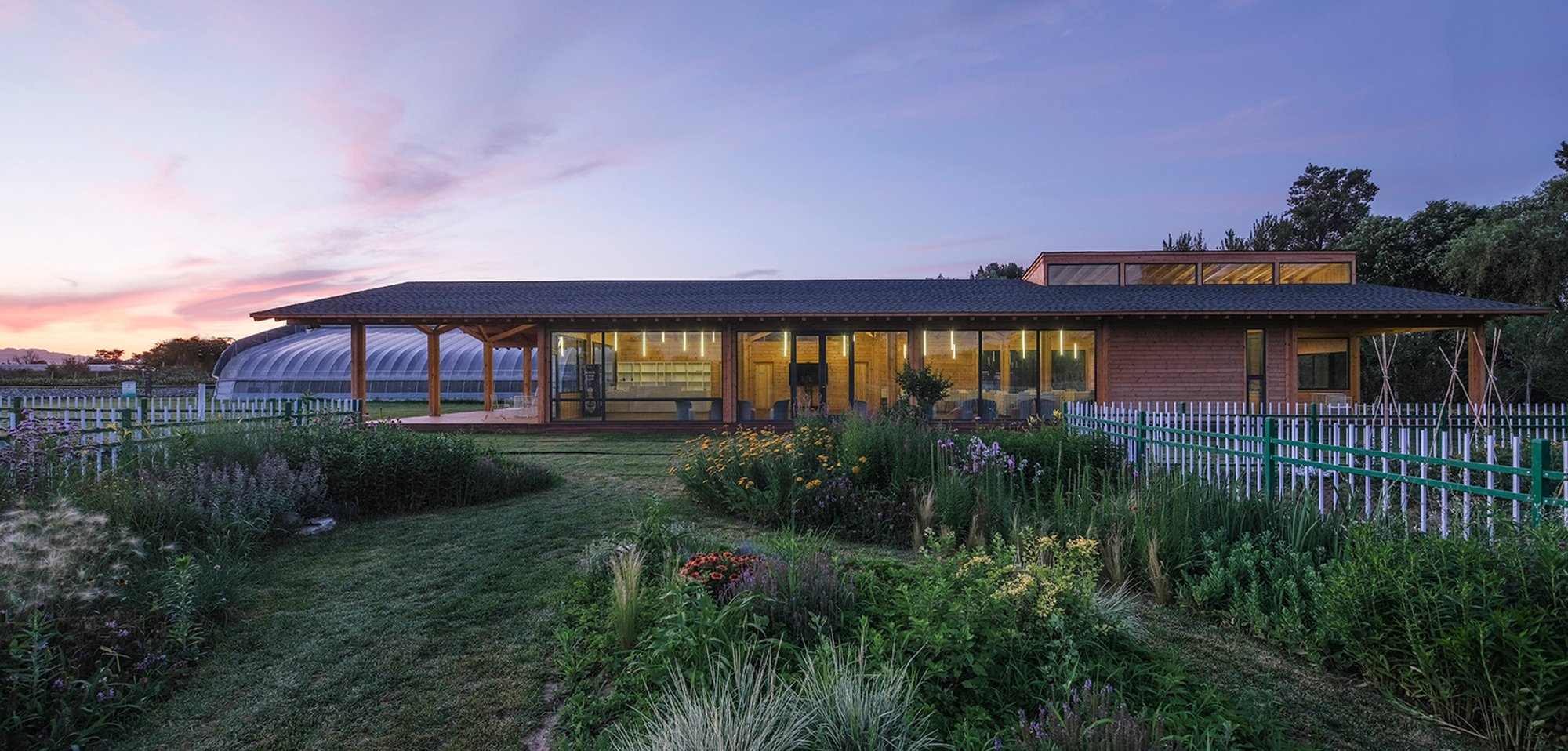 Beijing Shangzhuang Organic Farm Station by hyperSity Architects: A Modern Rural Timber Hub