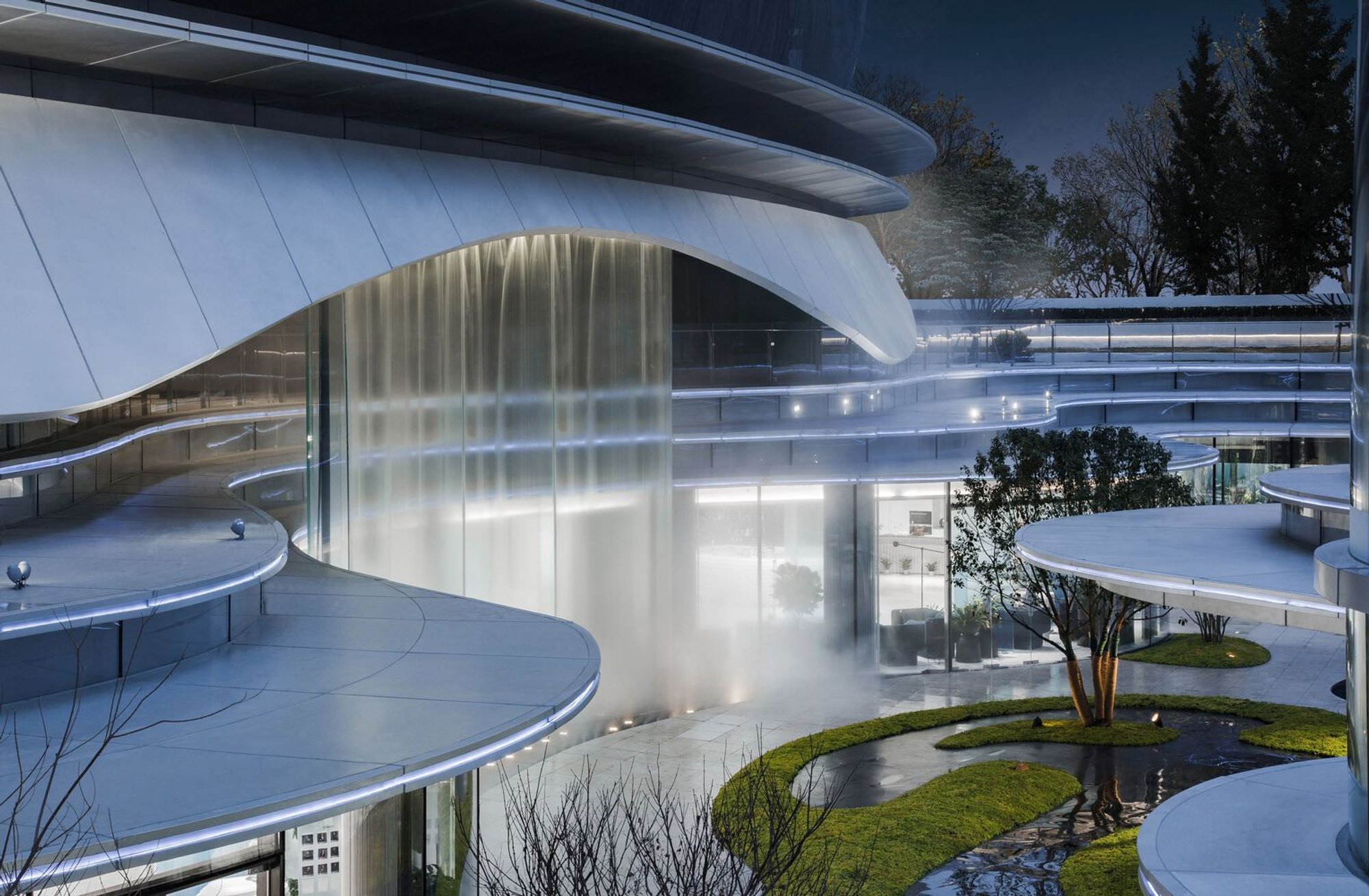 CIFI Sales Center Park Mansion: Harmonizing Architecture with Nature