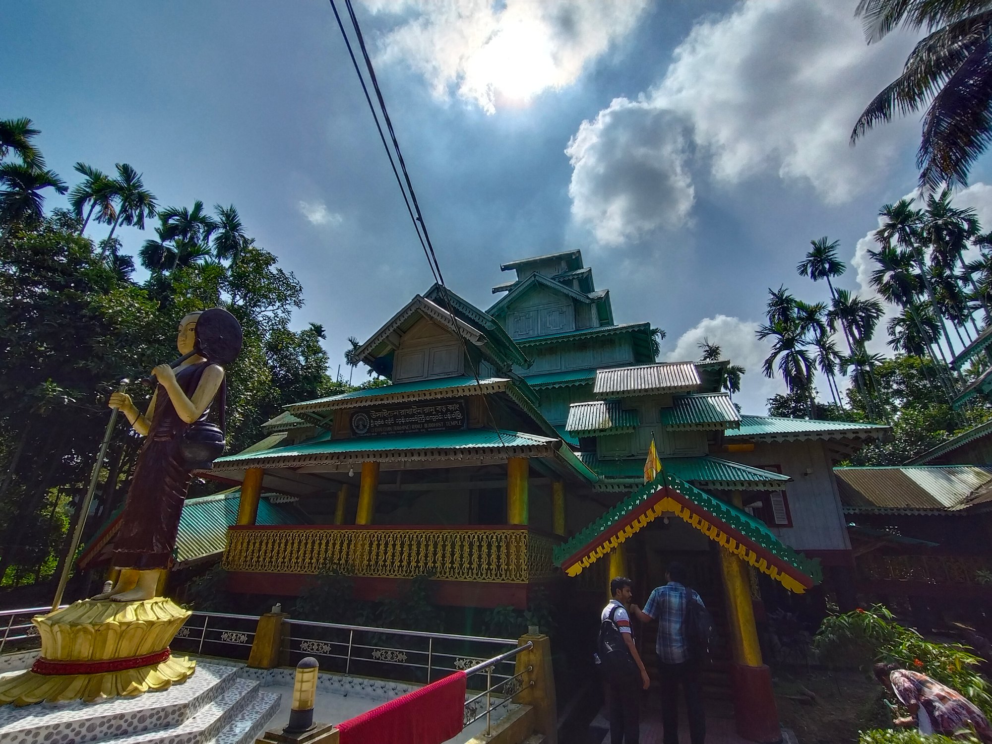 Documentation Work on Buddhist Wooden  Temple