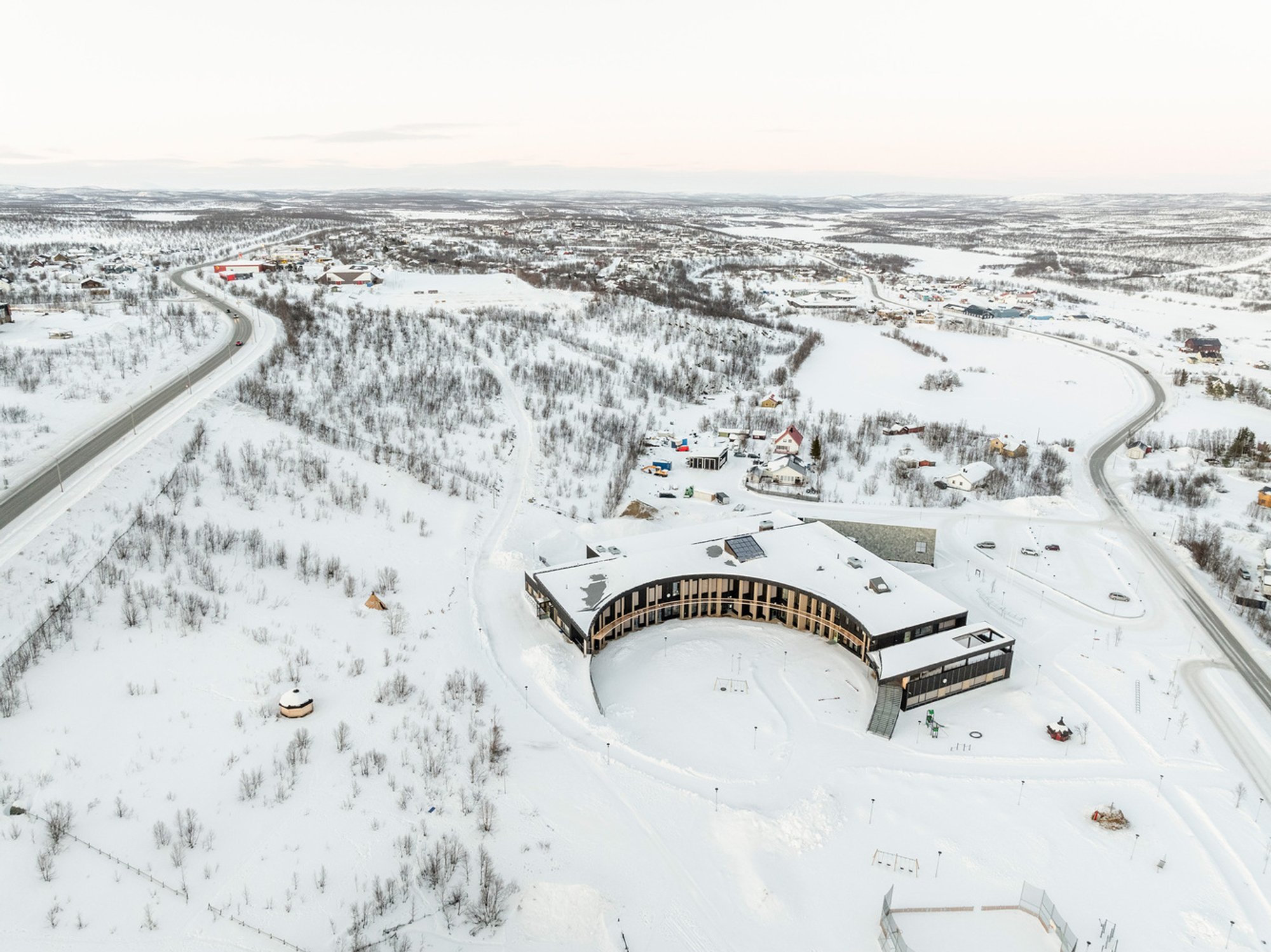 Sámi Primary and Secondary School in Kautokeino by Ola Roald Arkitektur/Holar