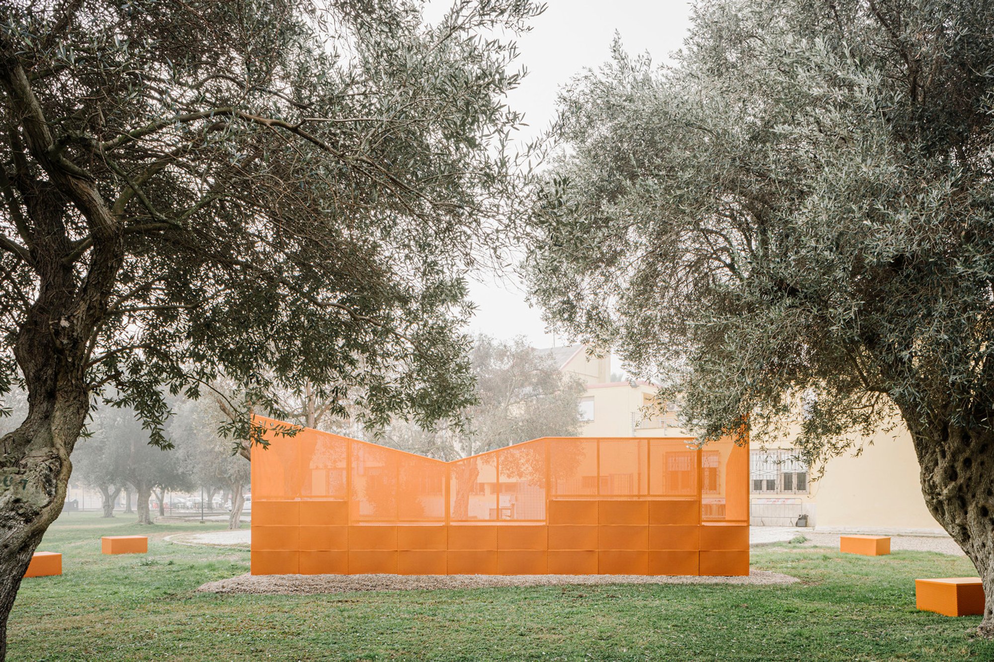 Atobiu Installation by Sardarch: Transforming Uta’s Public Space into a Vibrant Community Hub