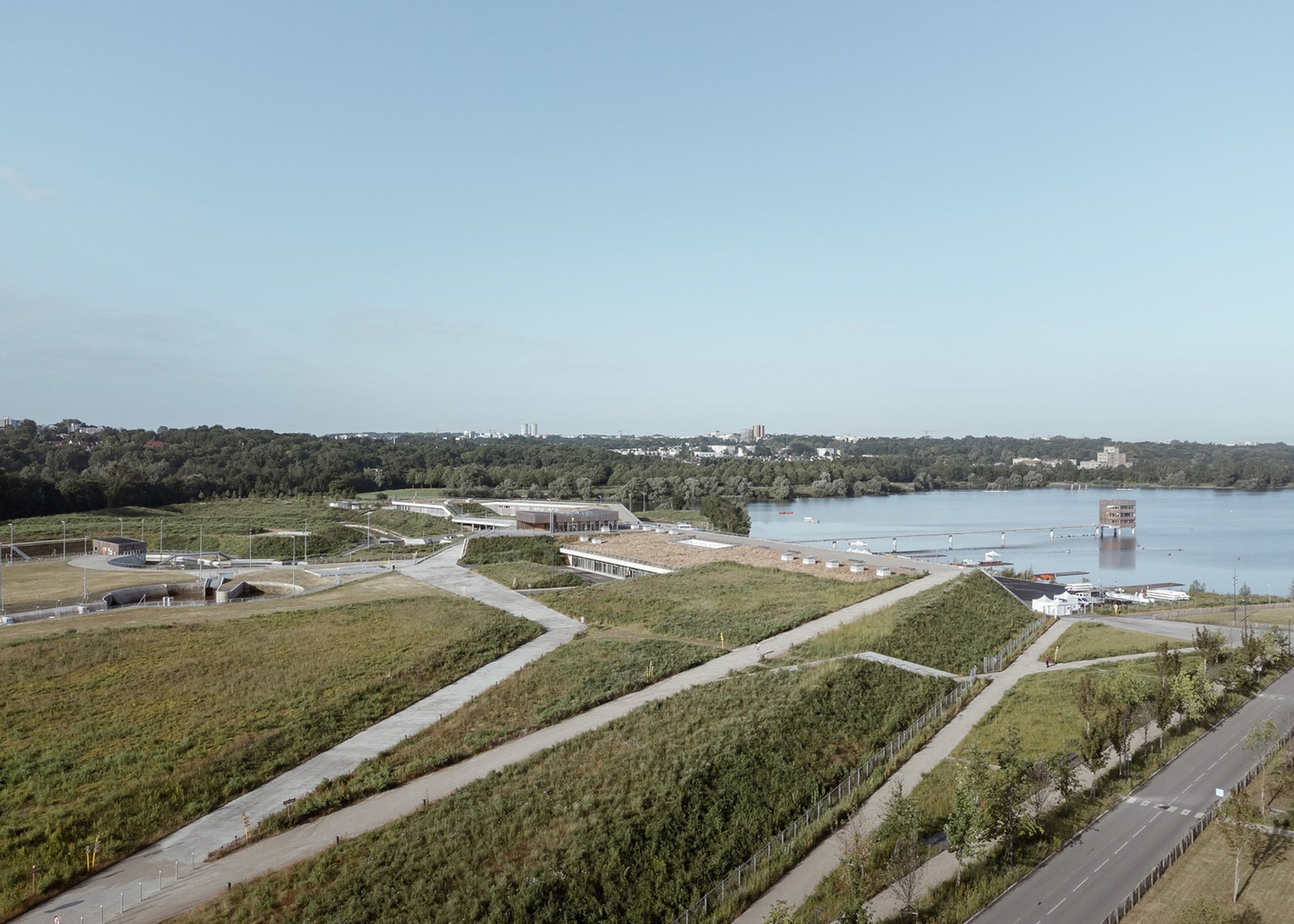 Vaires-sur-Marne Olympic Nautical Stadium by Auer Weber: A Landmark of Olympic Sports Architecture