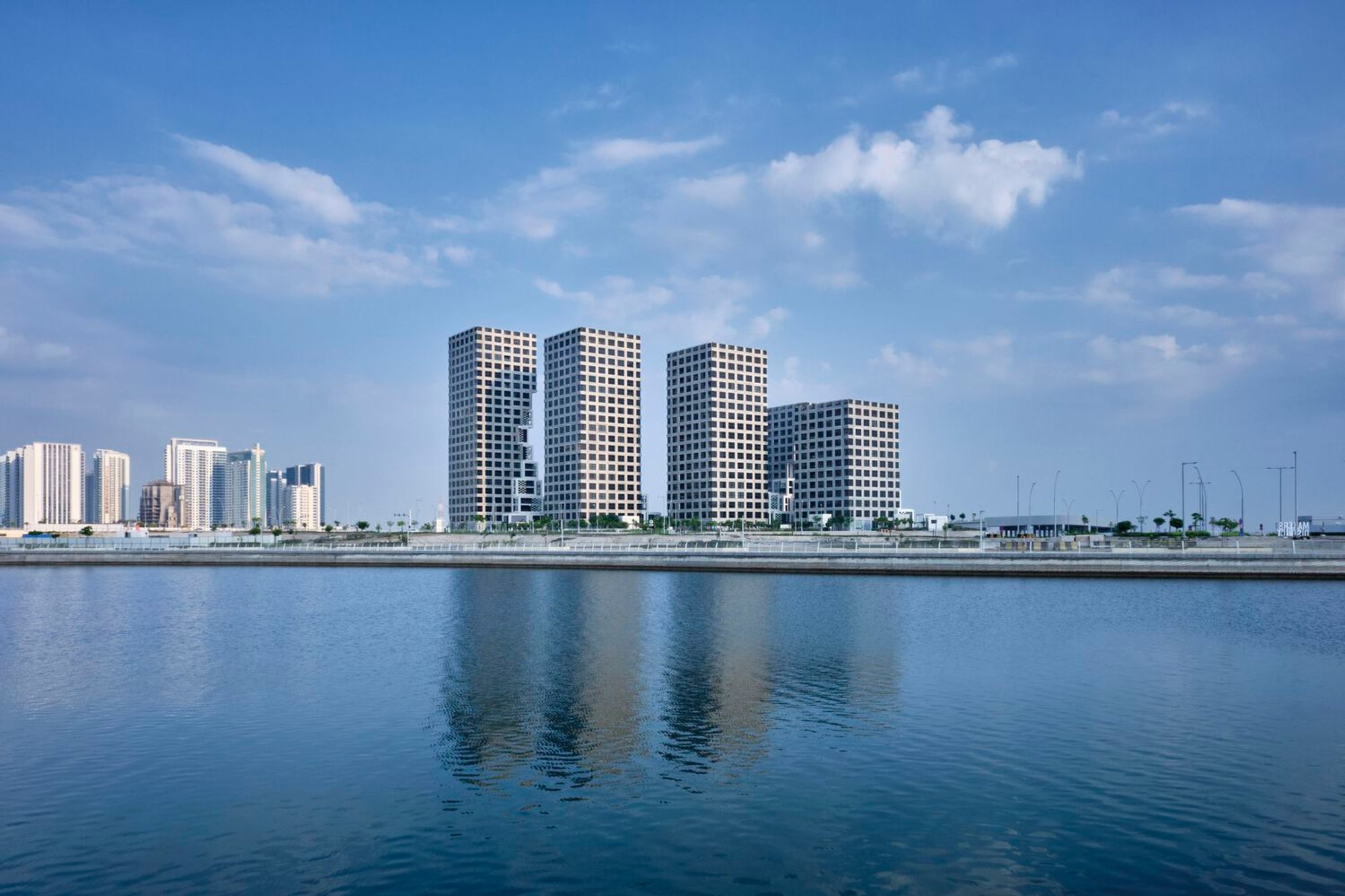Pixel Residential Complex: Innovative Mixed-Use Living in Abu Dhabi