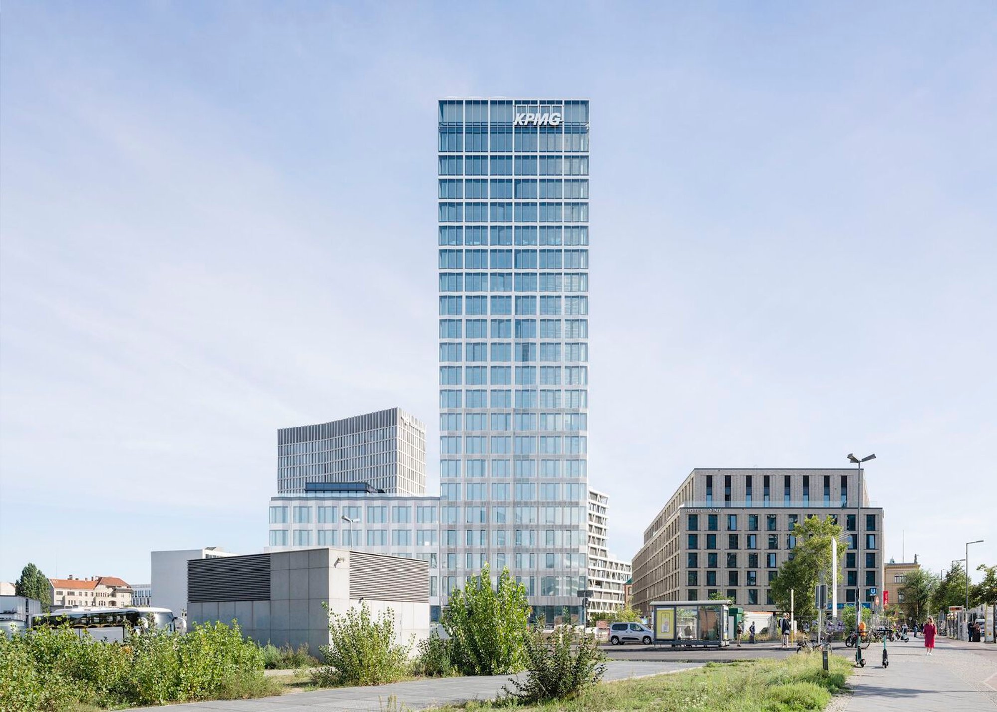 High-Rise Building on Europaplatz: Iconic Office Tower in Berlin by allmannwappner