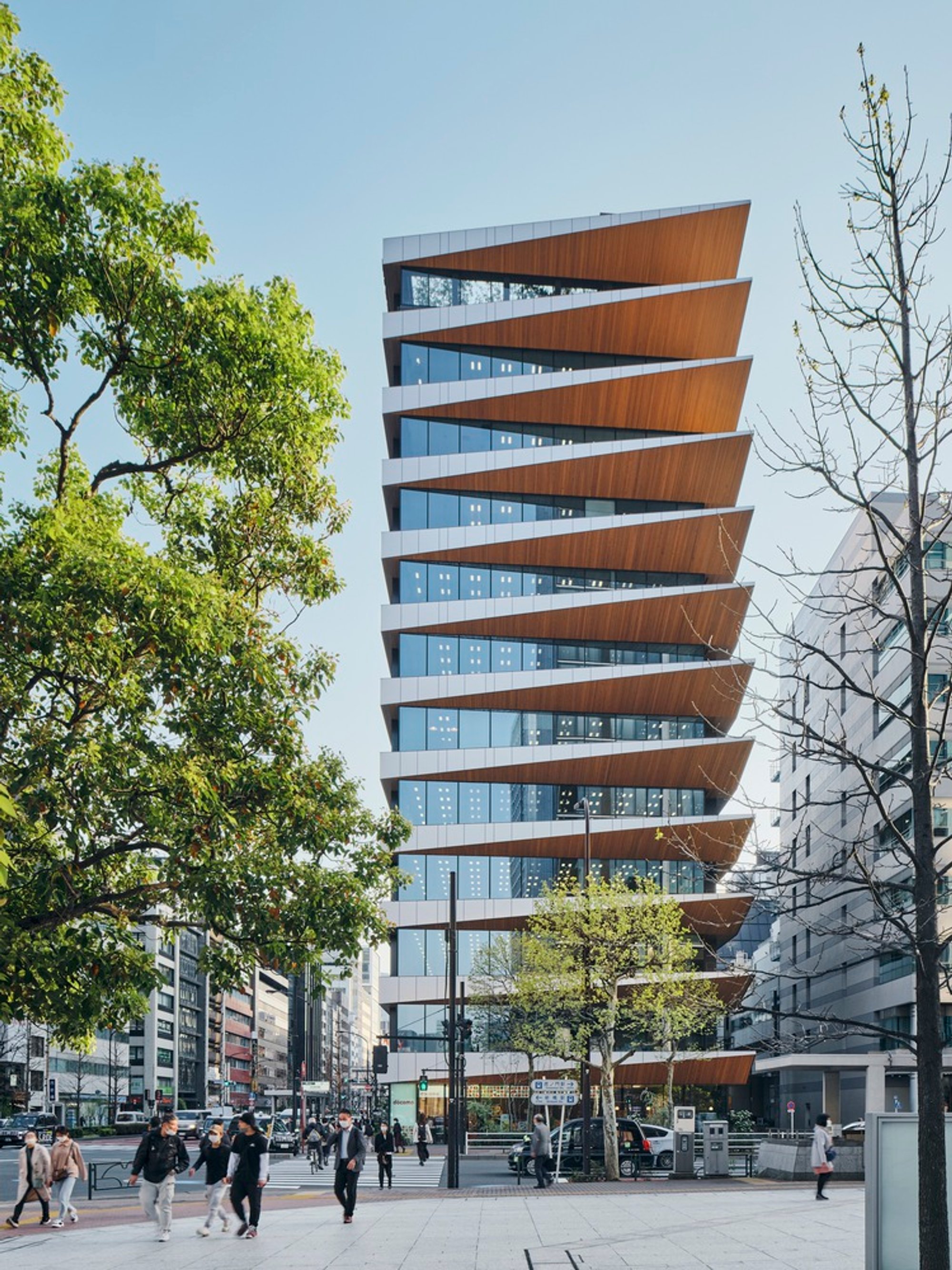 Ginsen Nishi Shimbashi Building by Nikken Sekkei: Innovative Office Architecture in Tokyo