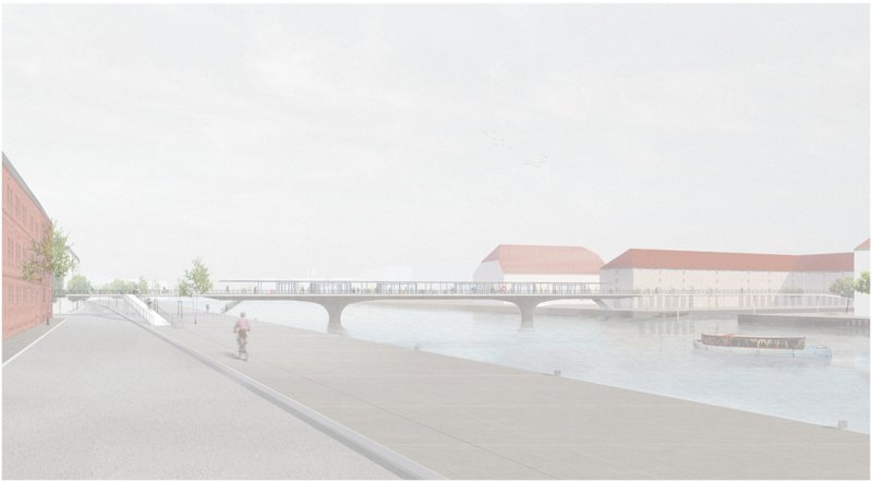The City Link as a contemporary cycling bridge blending historic context with sustainable urban design.