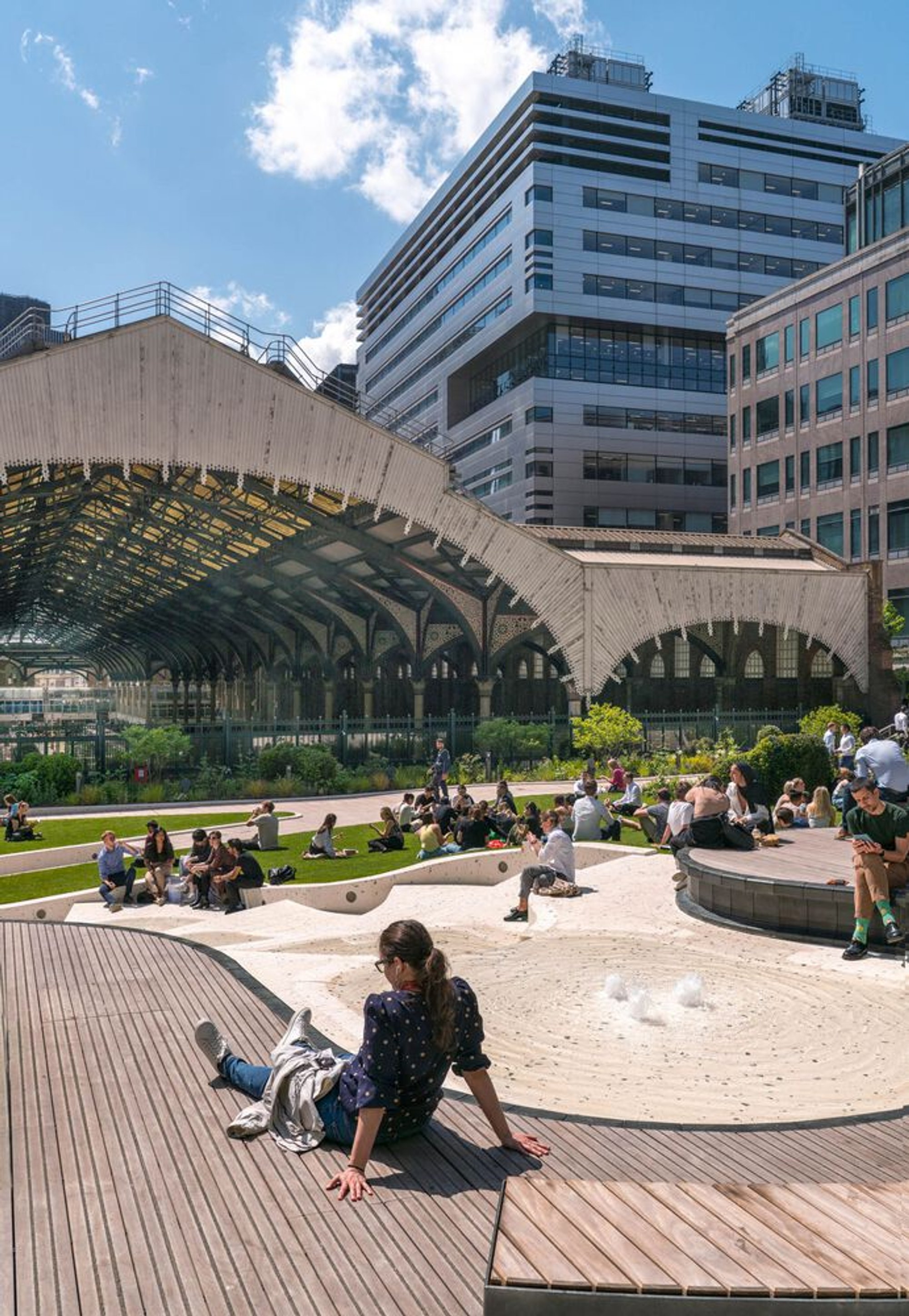 Exchange Square Park by DSDHA: Transforming Central London’s Elevated Public Realm