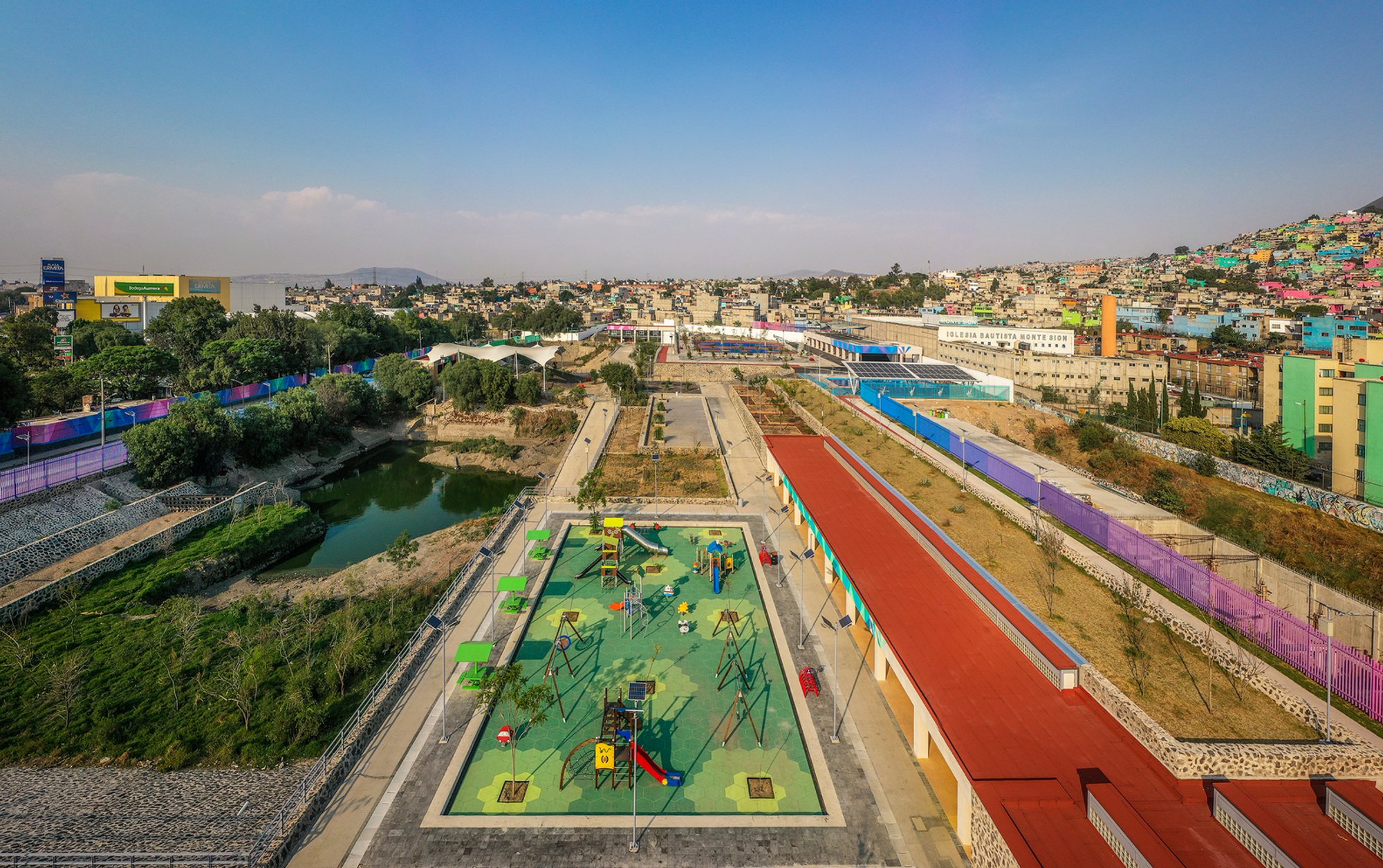 La Quebradora Water Park: Sustainable Urban Regeneration in Mexico City