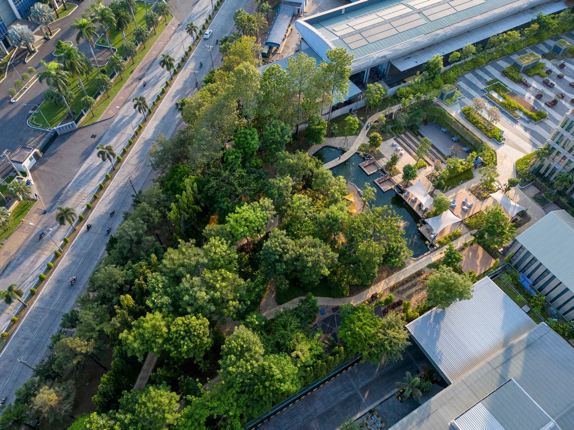 CP Headquarters Landscaping by LJ-Group enhances wellness, community, and sustainability with parks, rooftop gardens, ko