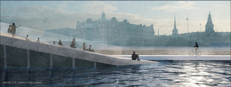 Pedestrian and cycling pathway encouraging sustainable urban mobility across the canal.