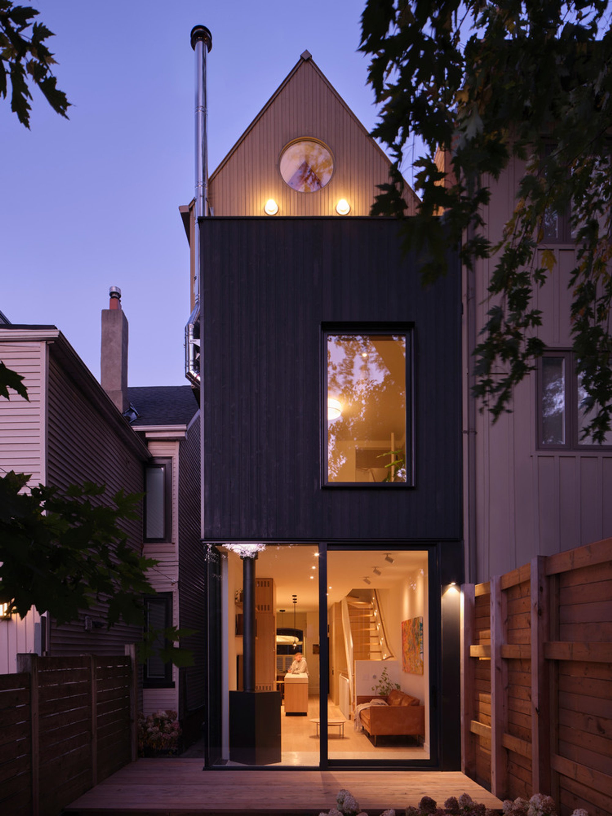 House Caroline: Modern A-Frame Transformation in Toronto by Reign Architects