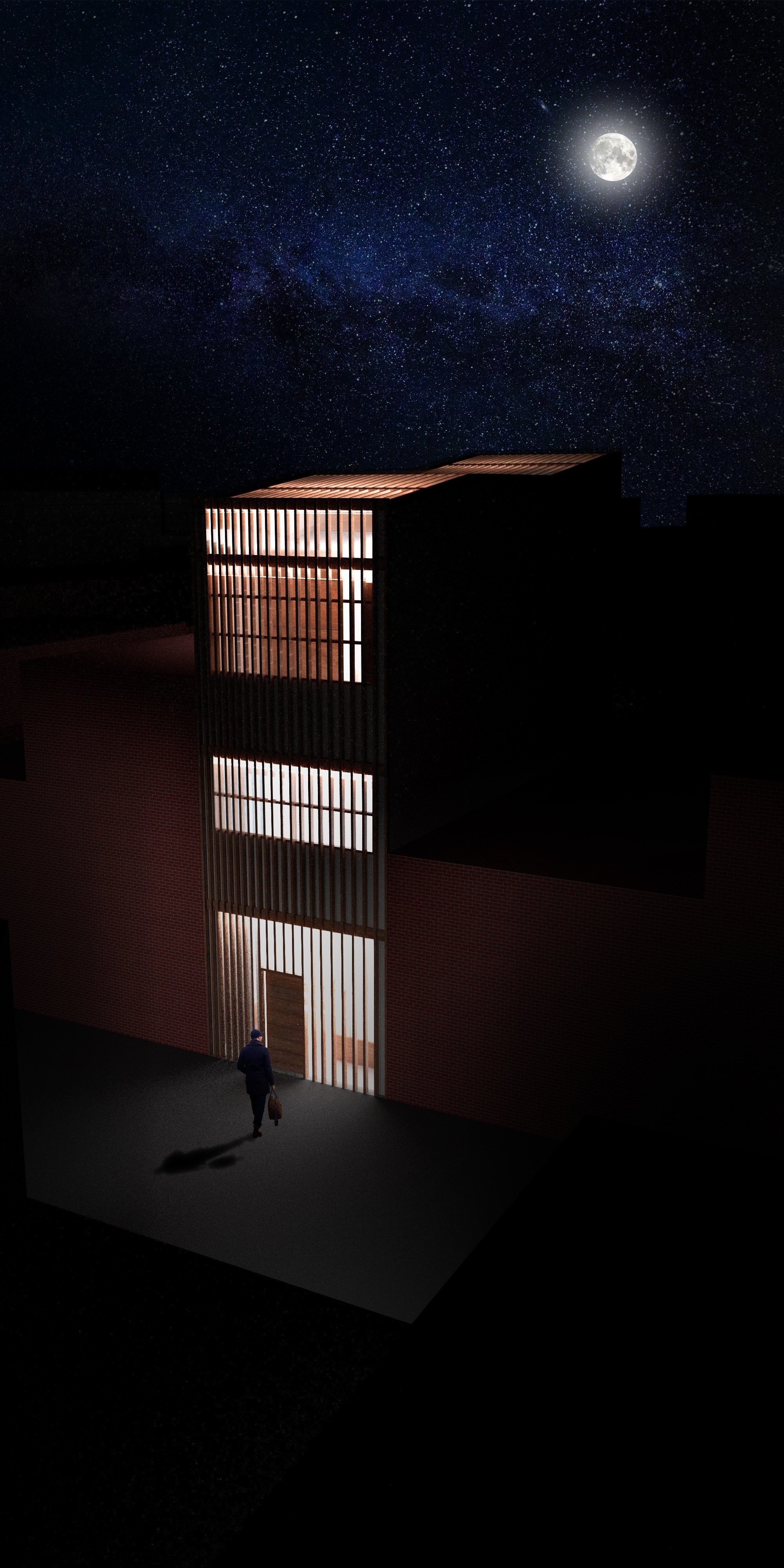 Listen to the Light: A Sustainable Residential Architecture Project by Aurora Chi